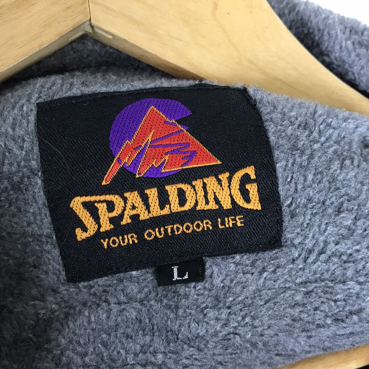 Spalding × Vintage Vintage Spalding Half Zipper Jacket Kangaroo Pocket Size US L / EU 52-54 / 3 - 5 Thumbnail