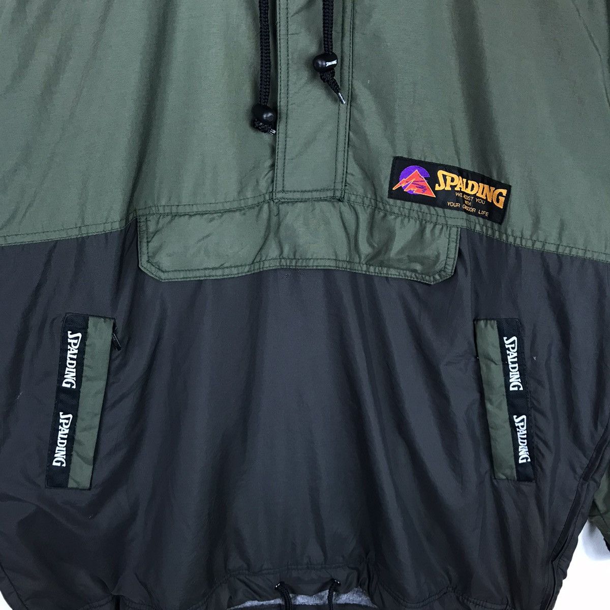 Spalding × Vintage Vintage Spalding Half Zipper Jacket Kangaroo Pocket Size US L / EU 52-54 / 3 - 4 Thumbnail