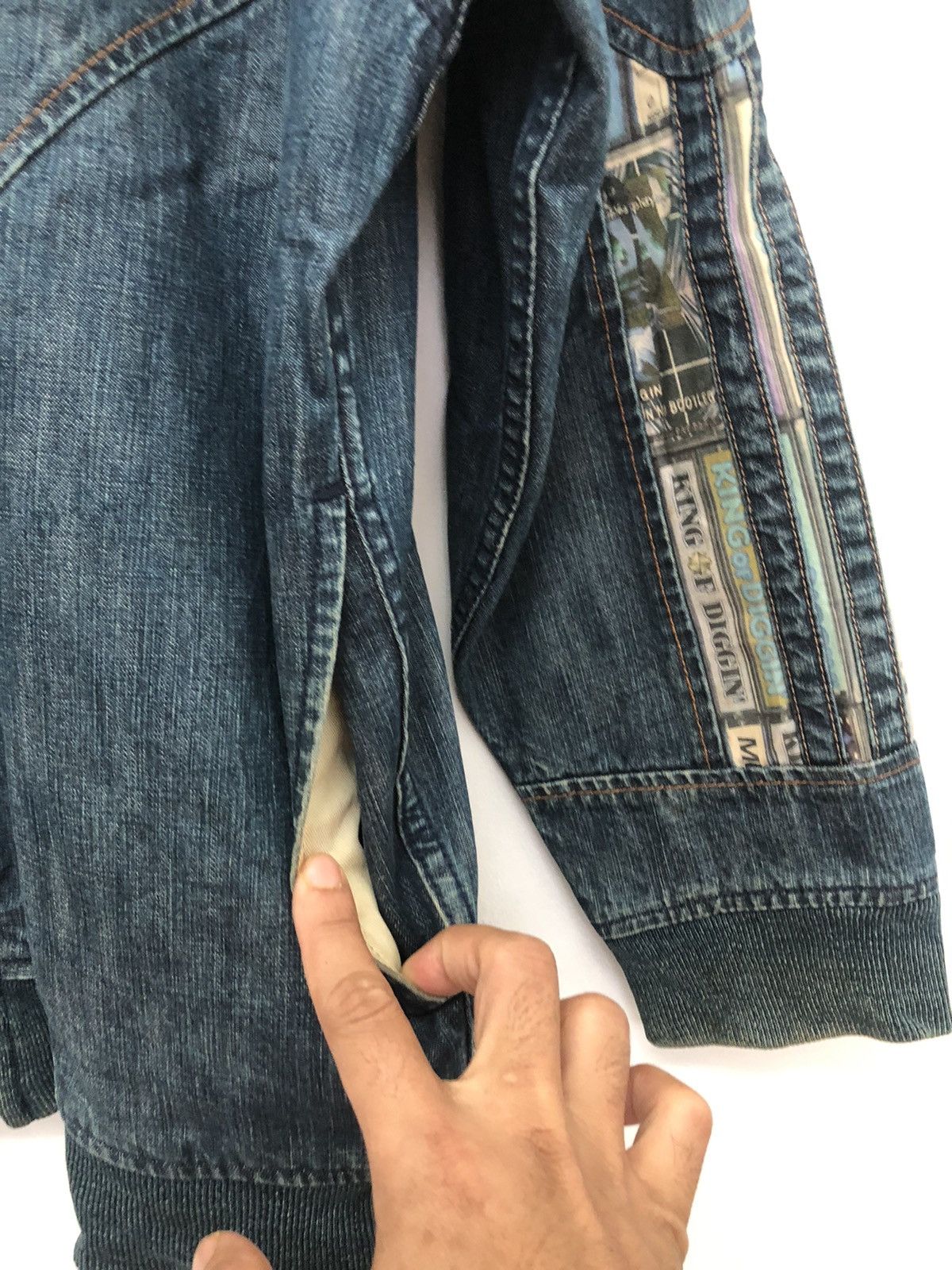 Beams Plus × Rap Tees × Vintage Beams Jacket Pachwork DJ shim one + Tsu-Chin rare designer Size US L / EU 52-54 / 3 - 8 Thumbnail