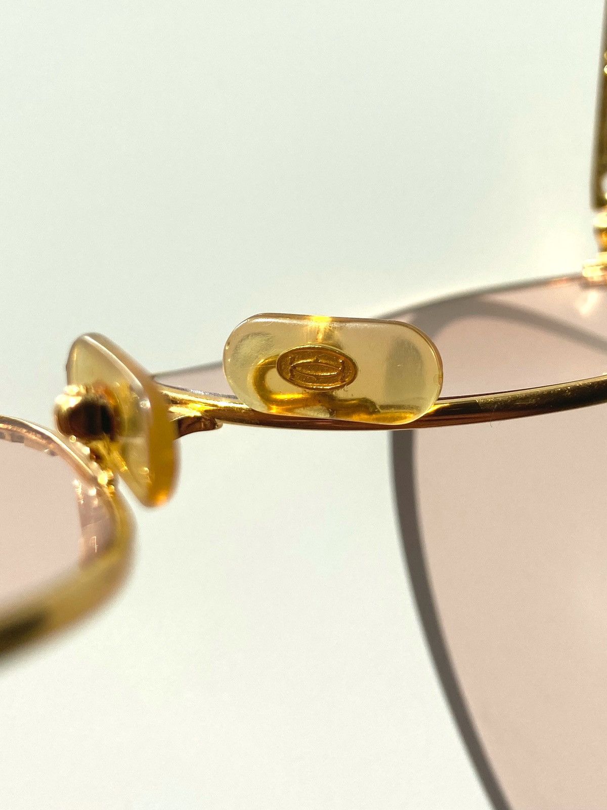 Cartier ★0% TAX★ 18K GOLD PLATED CARTIER PANTHER GM AVIATOR SHADES Size ONE SIZE - 7 Thumbnail