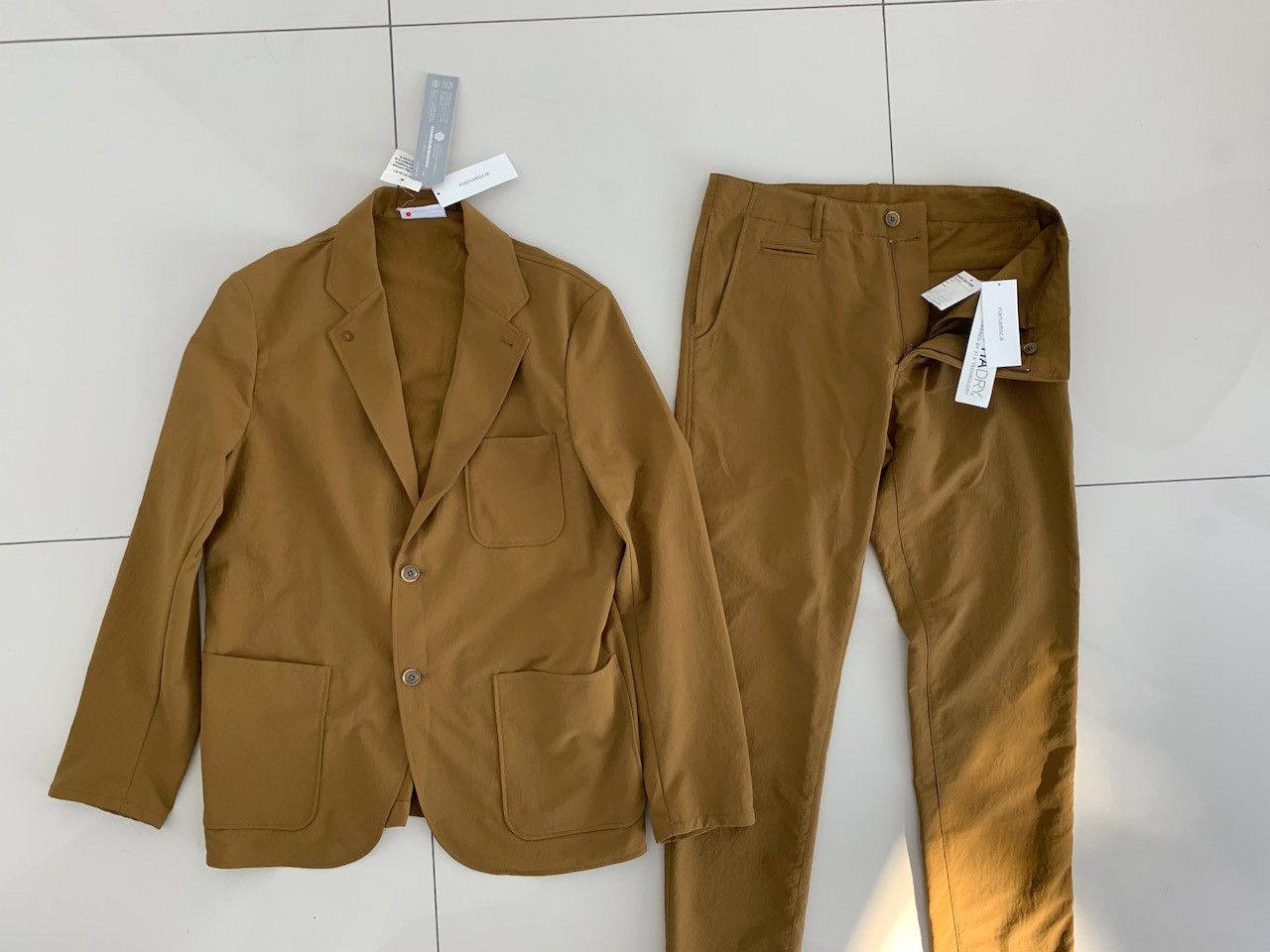 Goretex Nanamica ALPHADRY Club Jacket M & 32 ALPHADRY Club Pants Set Size US M / EU 48-50 / 2 - 2 Thumbnail
