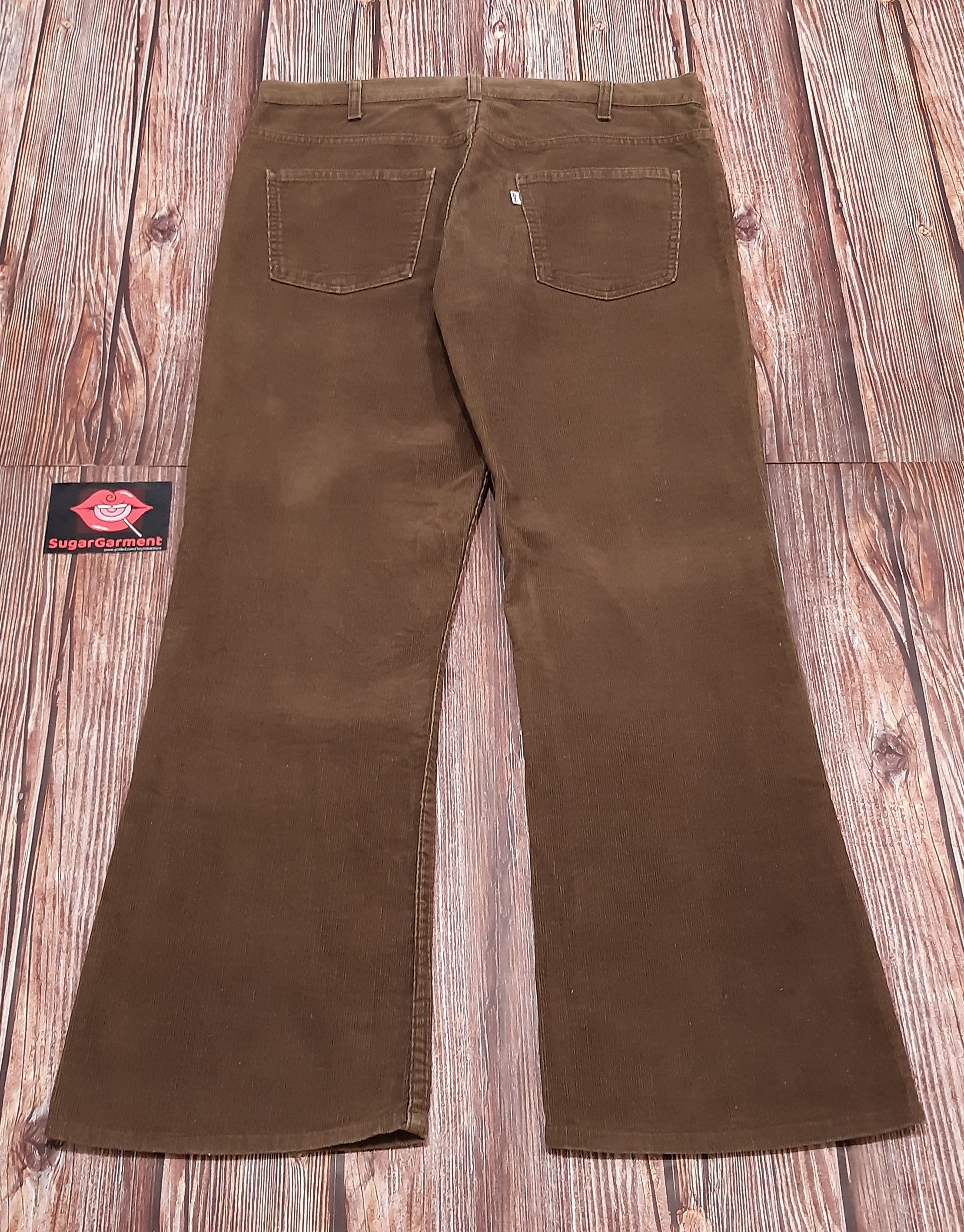 Levi's Levis 646 Jeans Flare Bell Bottom Corduroy Vintage Size US 35 - 8 Thumbnail