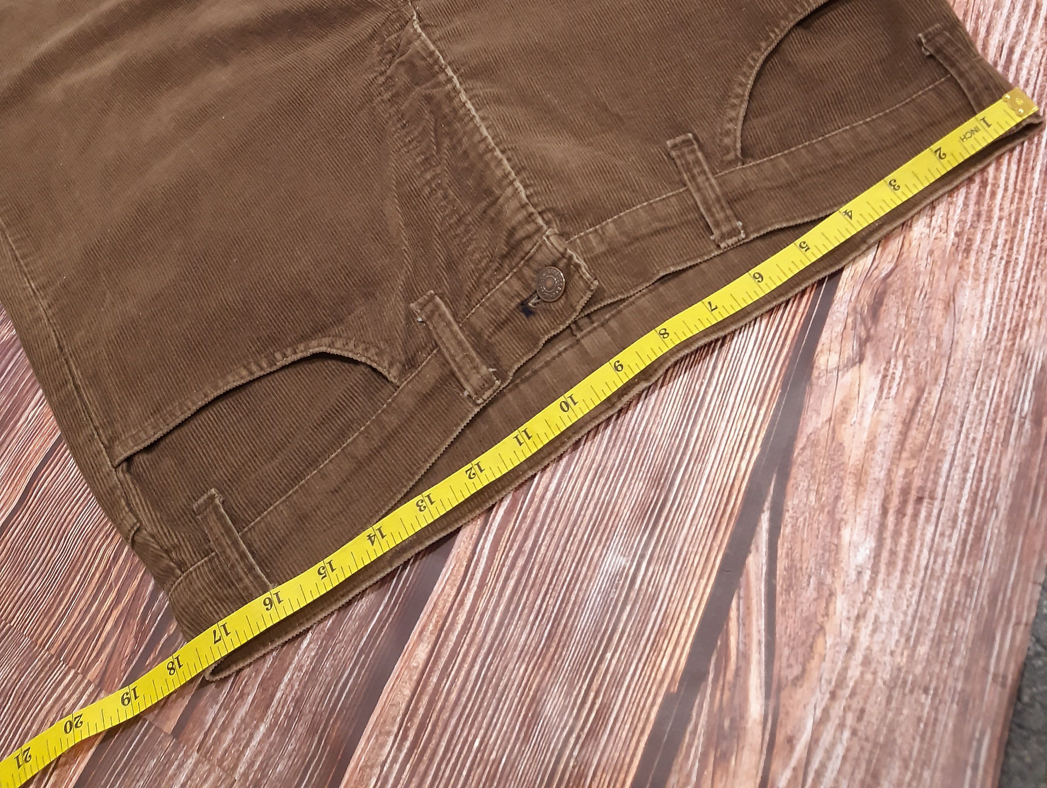 Levi's Levis 646 Jeans Flare Bell Bottom Corduroy Vintage Size US 35 - 12 Thumbnail