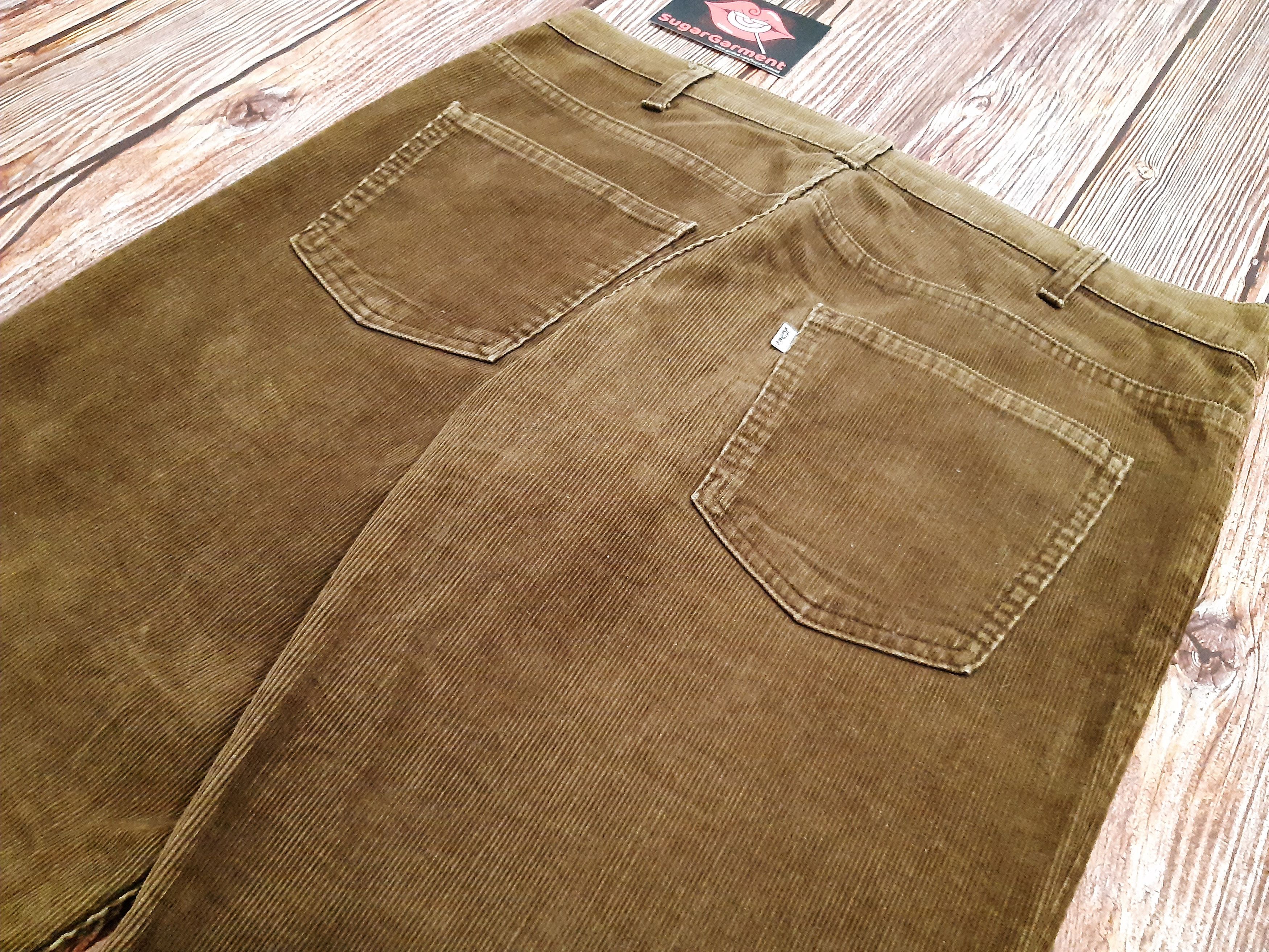 Levi's Levis 646 Jeans Flare Bell Bottom Corduroy Vintage Size US 35 - 10 Thumbnail