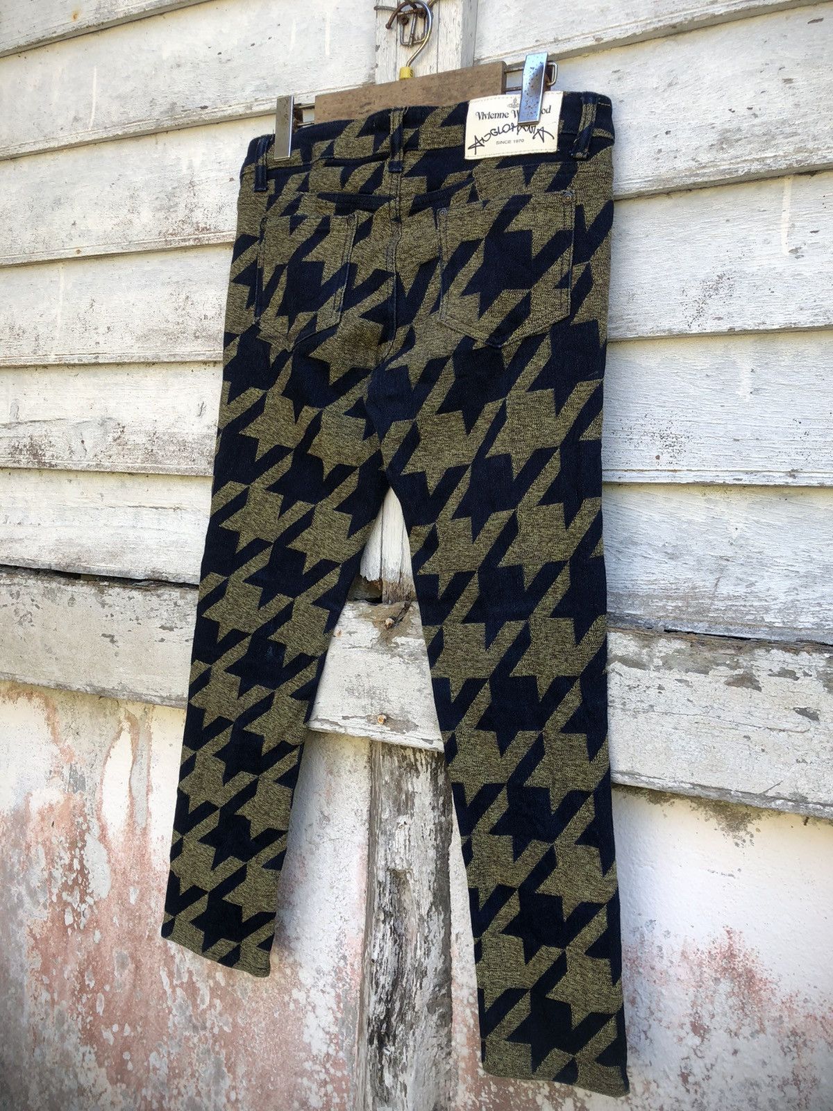 Vivienne Westwood Rare Vivienne Westwood Vector Houndstooth Distressed Pant Size US 28 / EU 44 - 6 Thumbnail