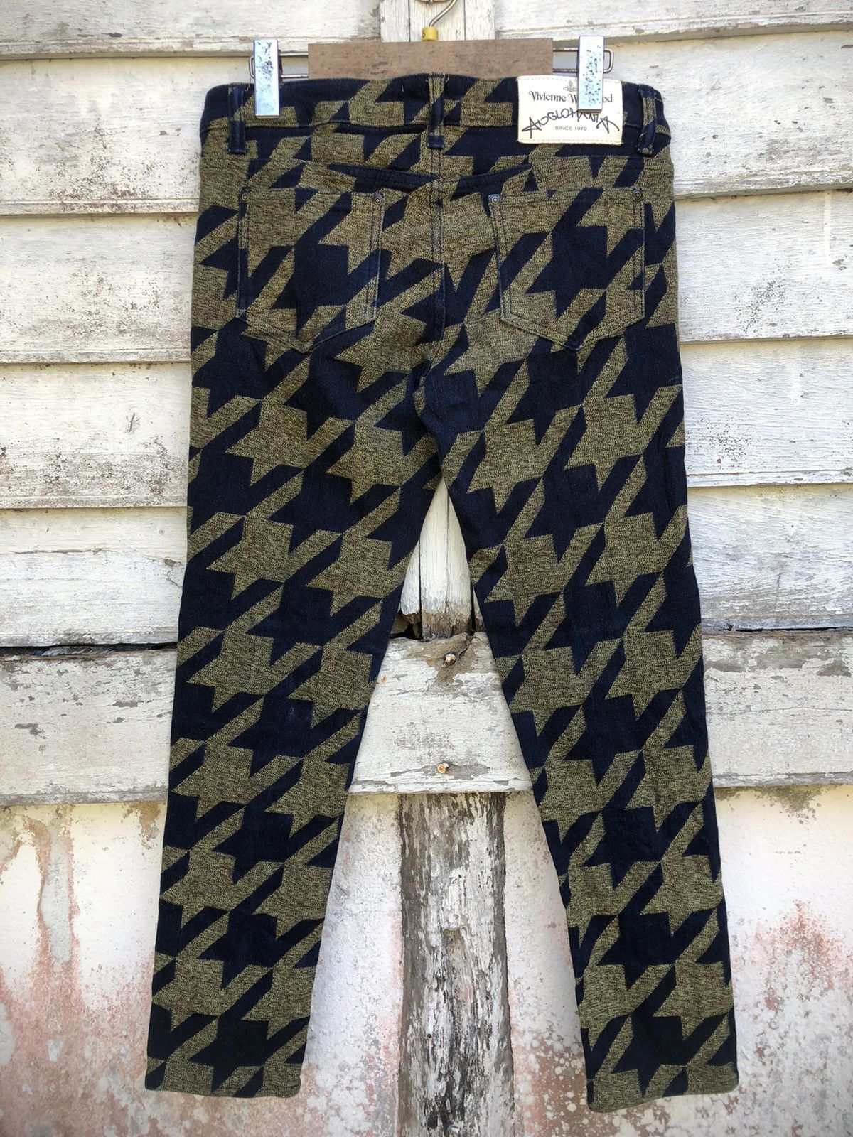 Vivienne Westwood Rare Vivienne Westwood Vector Houndstooth Distressed Pant Size US 28 / EU 44 - 5 Thumbnail