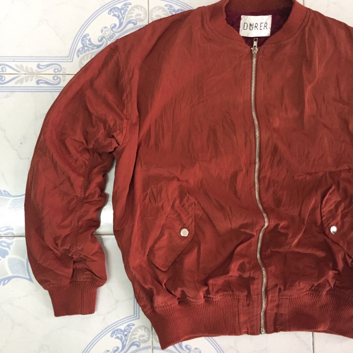 Japanese Brand Durer Bomber Design Style Jacket With Fleece Inner Size US L / EU 52-54 / 3 - 3 Thumbnail