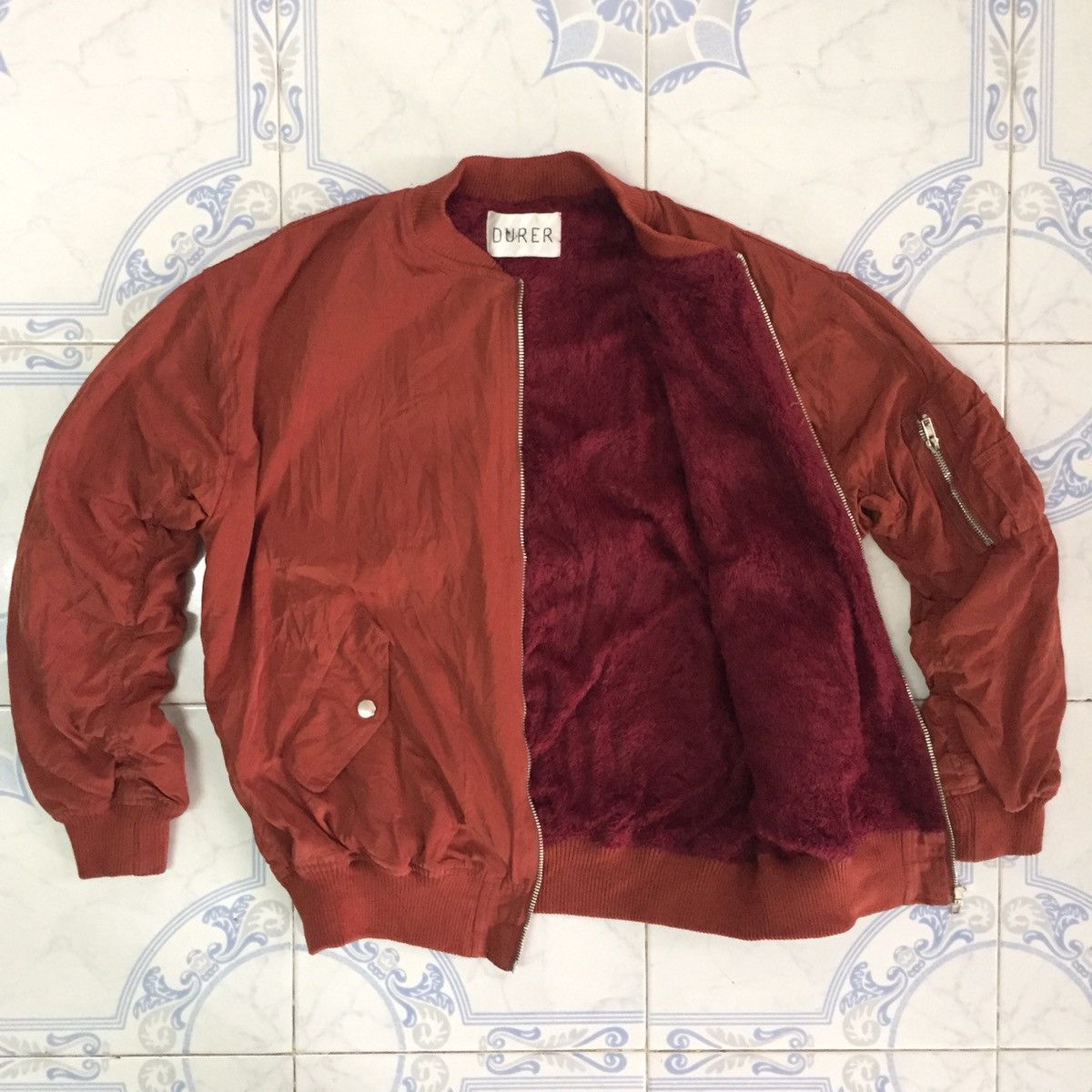 Japanese Brand Durer Bomber Design Style Jacket With Fleece Inner Size US L / EU 52-54 / 3 - 6 Thumbnail