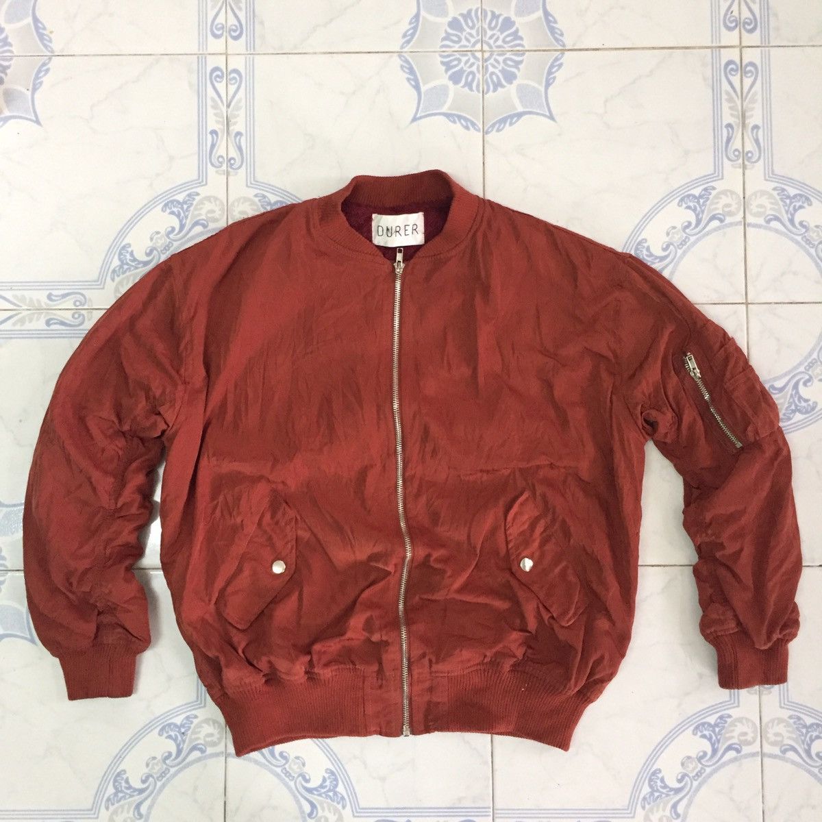 Japanese Brand Durer Bomber Design Style Jacket With Fleece Inner Size US L / EU 52-54 / 3 - 1 Thumbnail