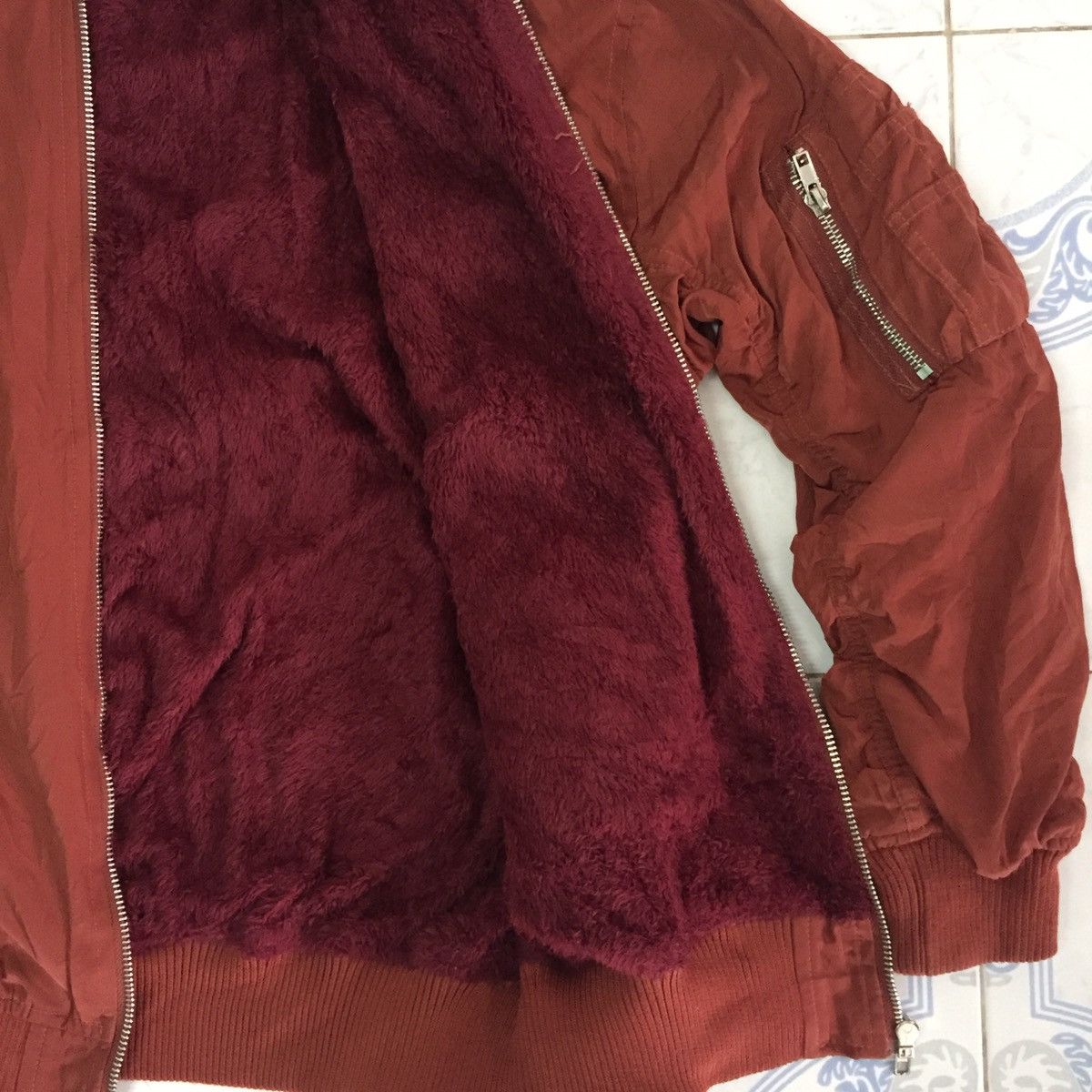 Japanese Brand Durer Bomber Design Style Jacket With Fleece Inner Size US L / EU 52-54 / 3 - 7 Thumbnail
