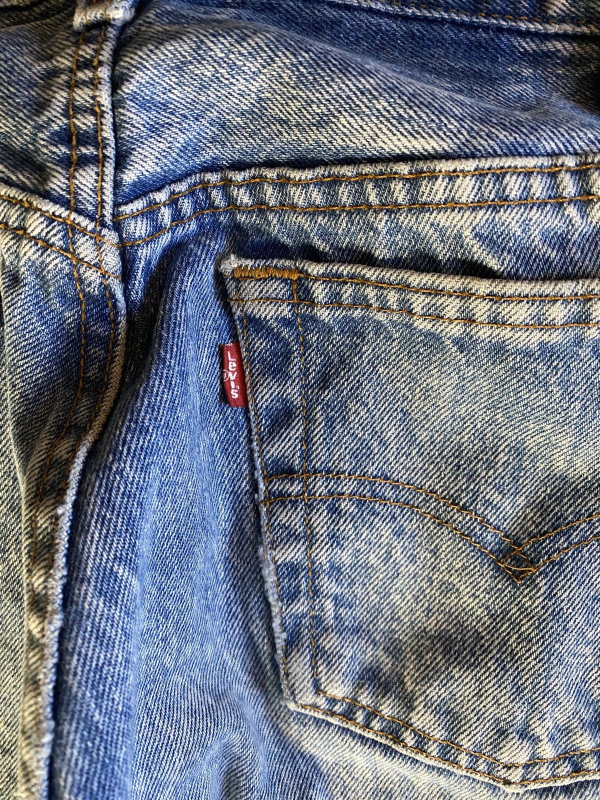 Levi's Vintage 80’s Levi’s 501 Acid Wash Denim Jeans 28x30 Size US 28 / EU 44 - 5 Thumbnail