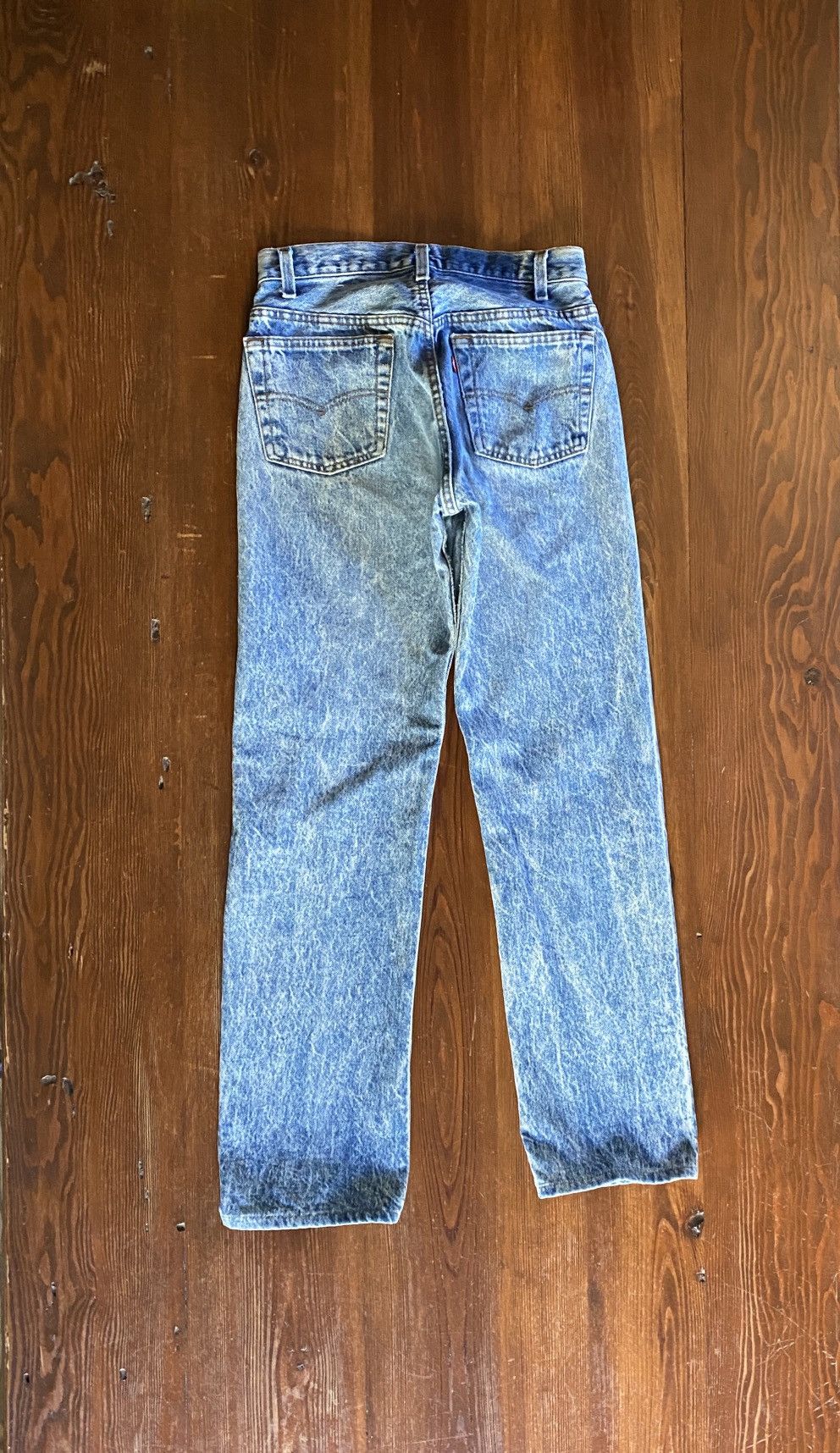 Levi's Vintage 80’s Levi’s 501 Acid Wash Denim Jeans 28x30 Size US 28 / EU 44 - 1 Thumbnail