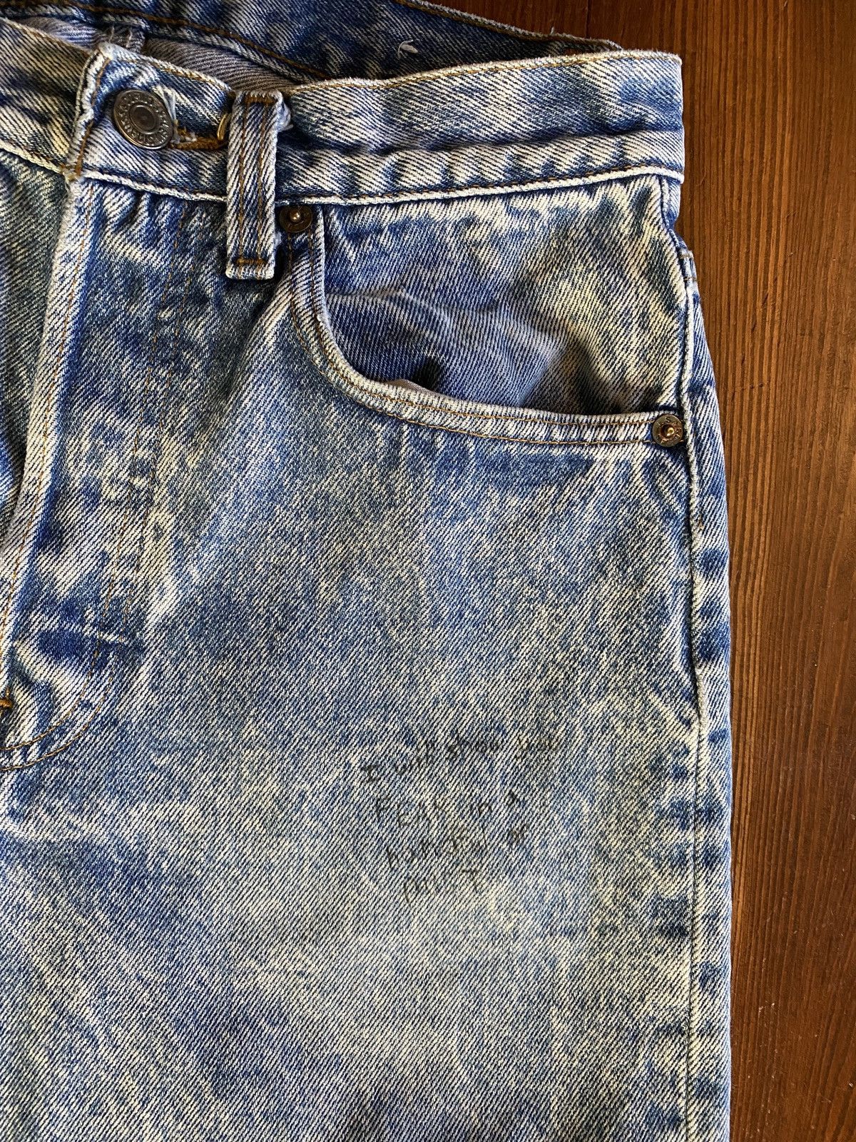 Levi's Vintage 80’s Levi’s 501 Acid Wash Denim Jeans 28x30 Size US 28 / EU 44 - 18 Thumbnail