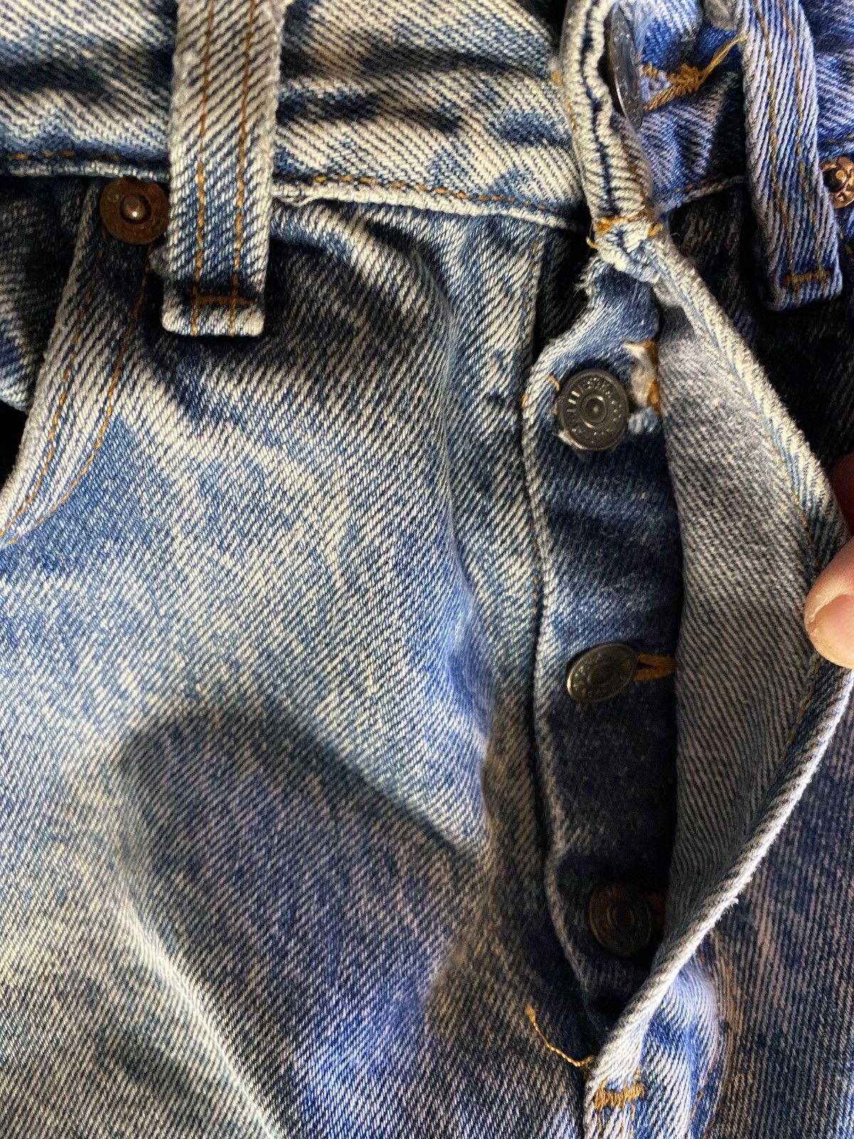 Levi's Vintage 80’s Levi’s 501 Acid Wash Denim Jeans 28x30 Size US 28 / EU 44 - 12 Thumbnail