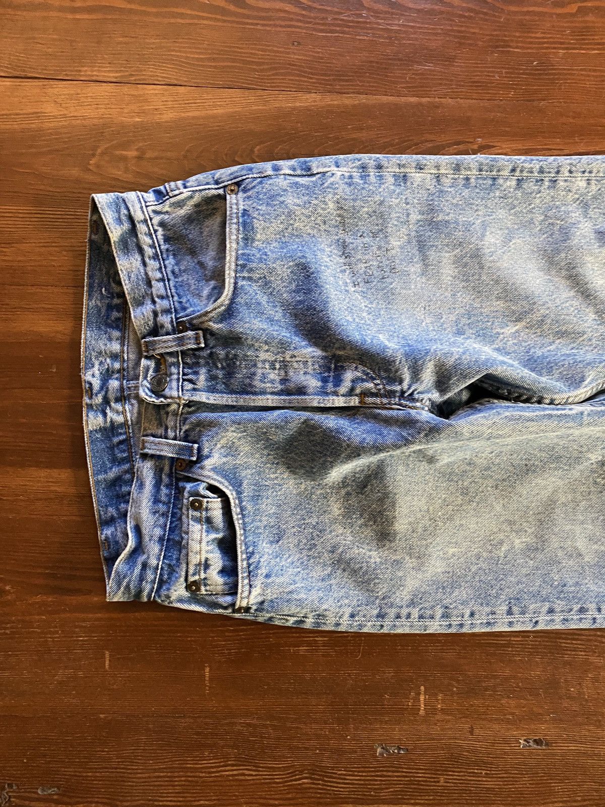 Levi's Vintage 80’s Levi’s 501 Acid Wash Denim Jeans 28x30 Size US 28 / EU 44 - 10 Thumbnail
