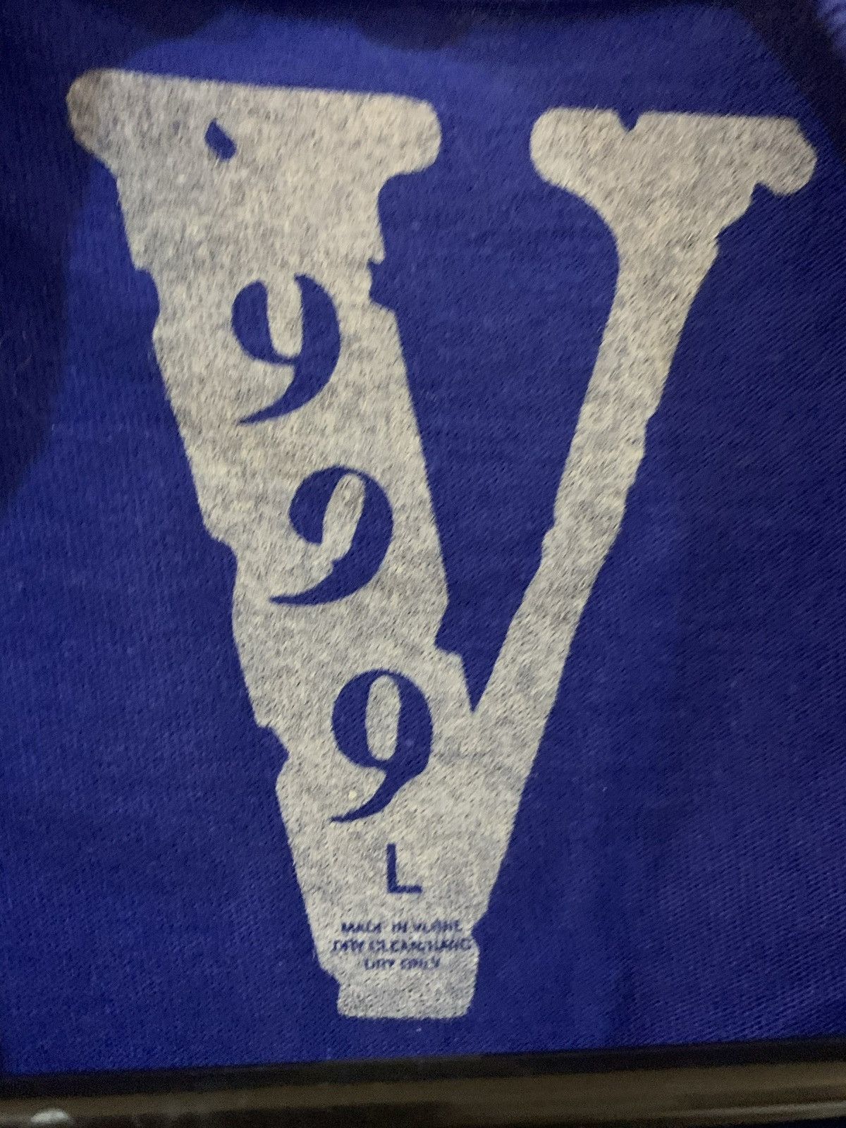 999 Club × Vlone Juice Wrld Vlone Legends Never Die 999 Blue Tee Size US L / EU 52-54 / 3 - 3 Thumbnail