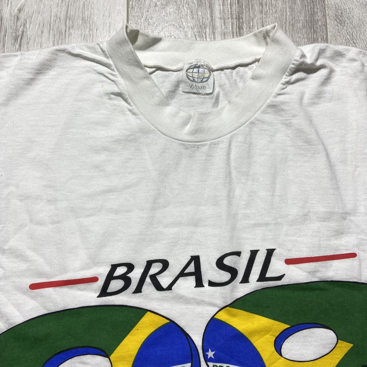 Vintage Vintage 1998 Brazil Fifa World Cup in France T-Shirt Size US XL / EU 56 / 4 - 2 Thumbnail
