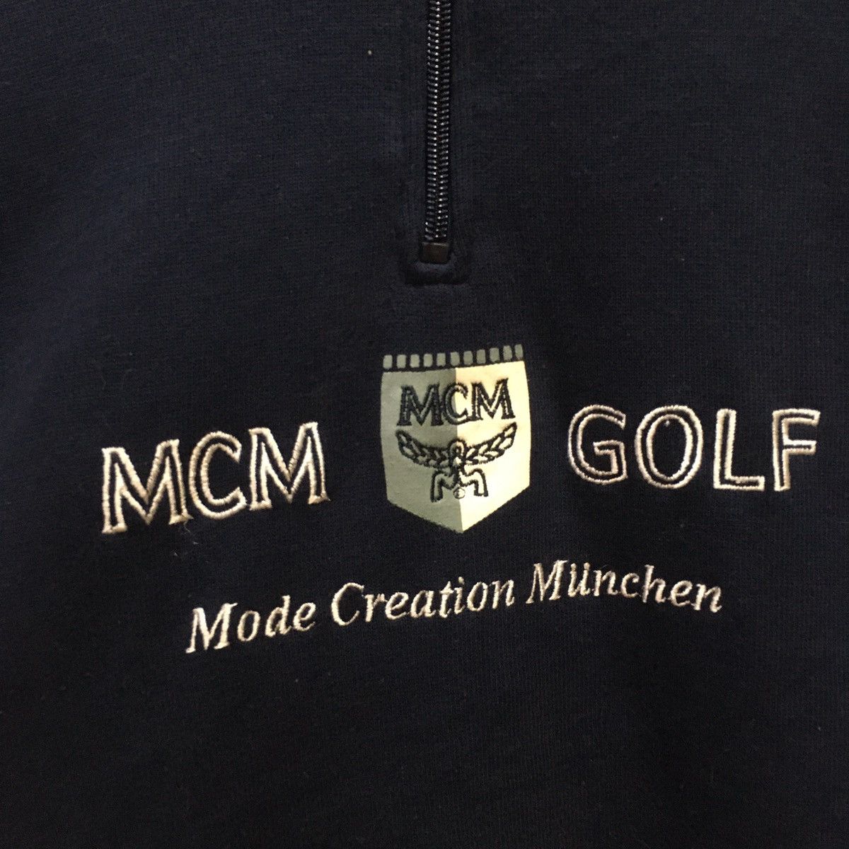 MCM MCM Legere Golf Spellout Embroided Half Zipper Sweater Size US S / EU 44-46 / 1 - 3 Thumbnail