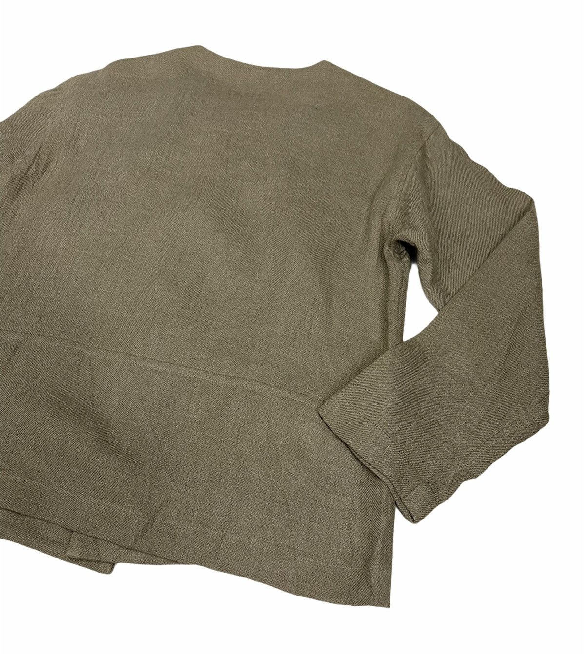 Issey Miyake ISSEY MIYAKE PLANTATION LINEN CROPPED JACKET Size US M / EU 48-50 / 2 - 5 Thumbnail