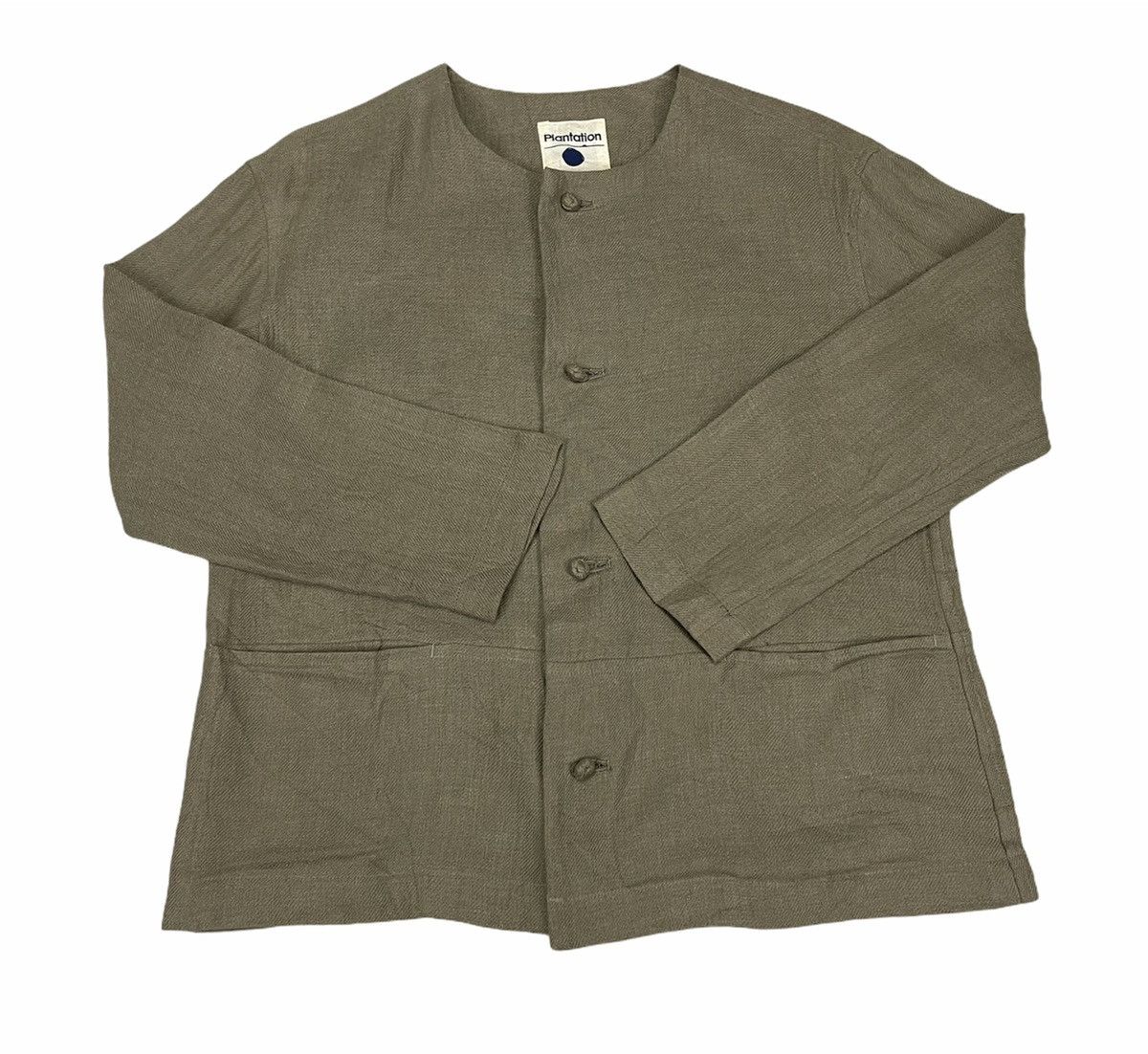Issey Miyake ISSEY MIYAKE PLANTATION LINEN CROPPED JACKET Size US M / EU 48-50 / 2 - 3 Thumbnail