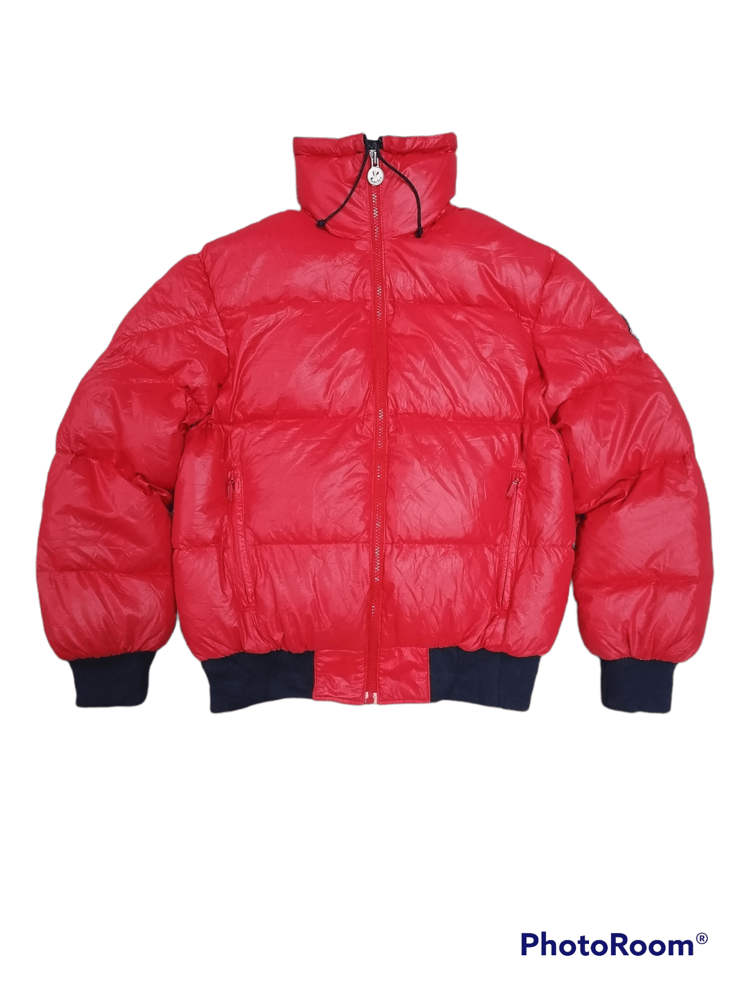 image of Asics x Moncler Vintage Moncler Ski Wear Bomber Puffer Jackets in Red, Men's (Size Small)