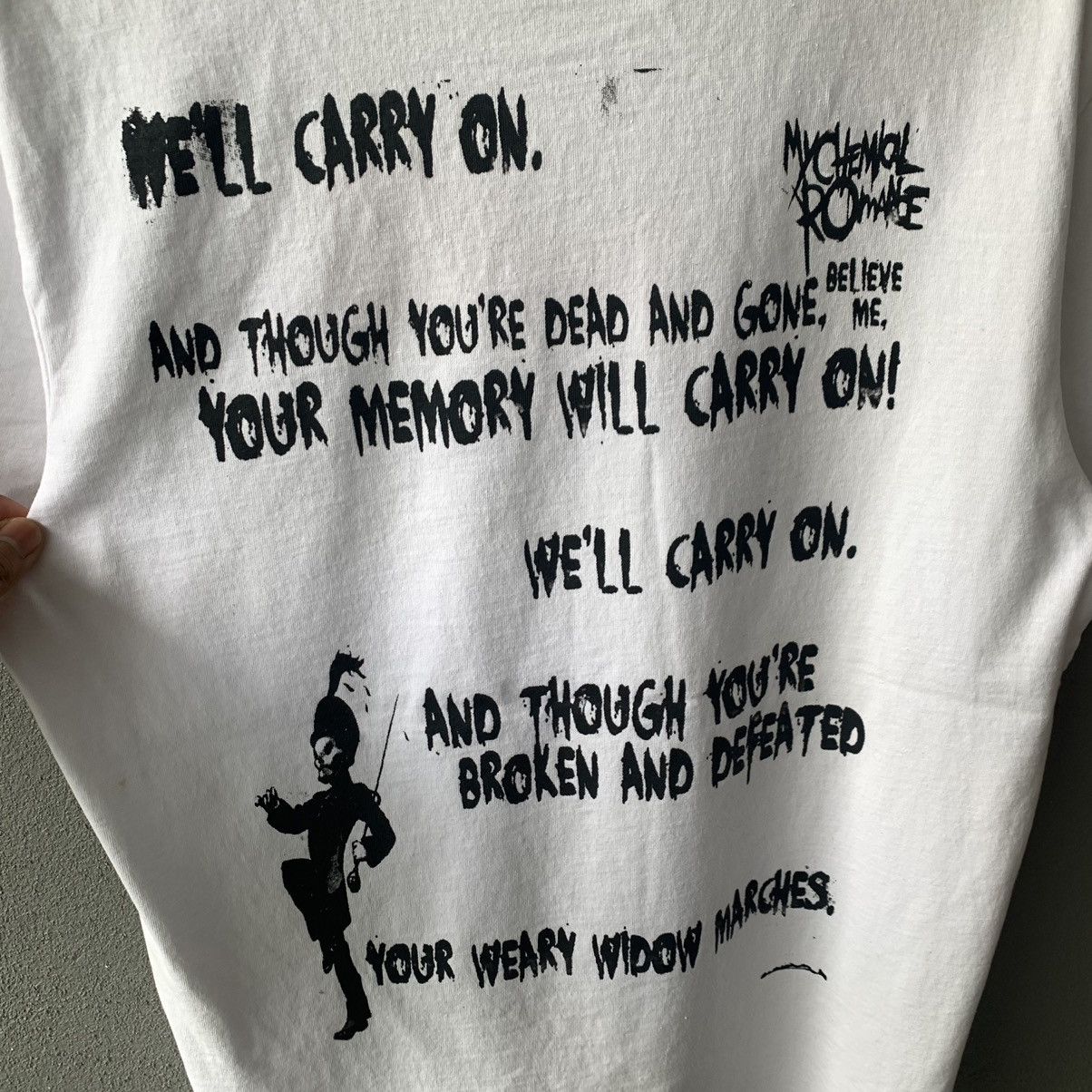 Band Tees My Chemical Romance Welcome To The Black Parade White Tees Size US M / EU 48-50 / 2 - 5 Thumbnail