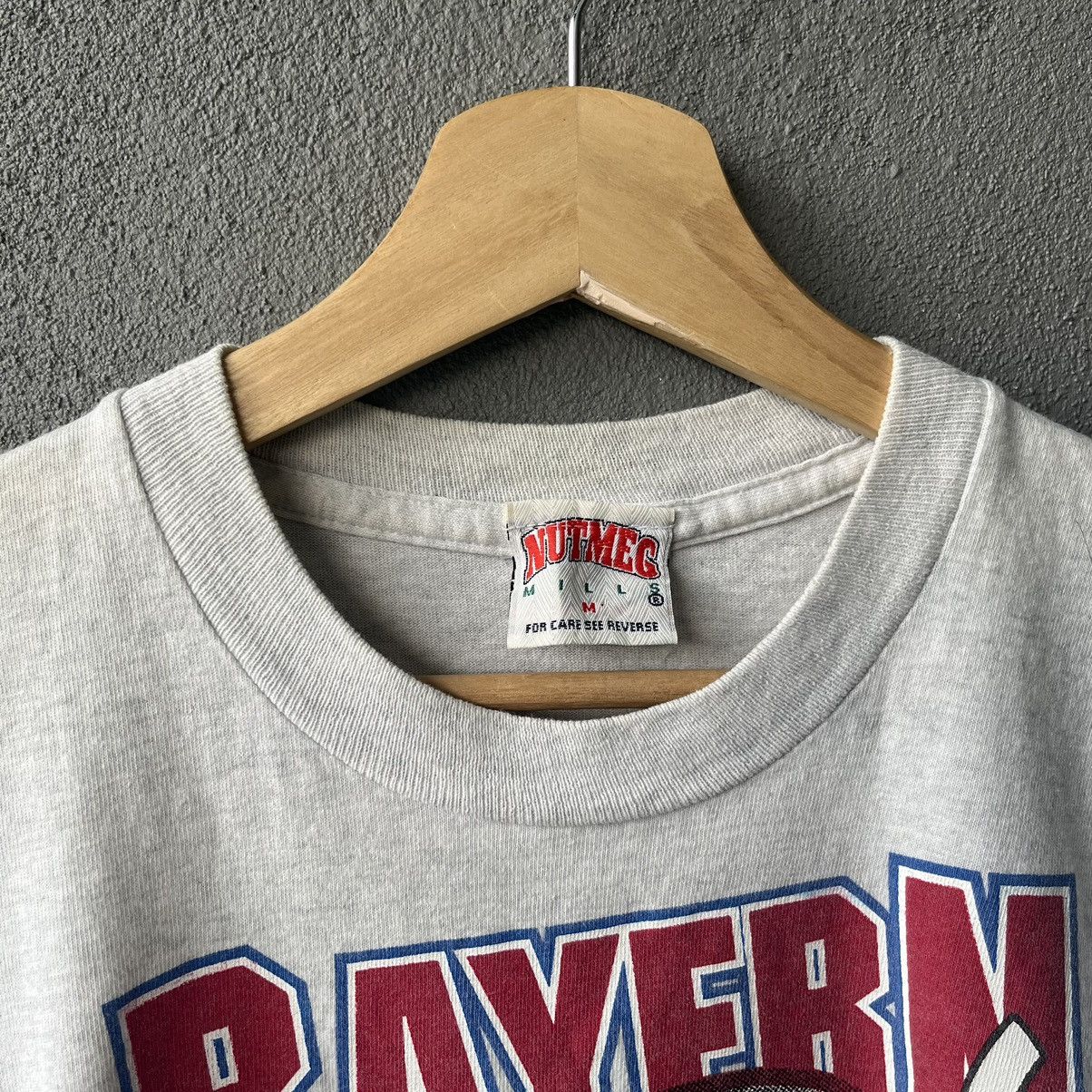 Nutmeg (Made in UK) Vintage Bayern Munich Fullprint Grey T-shirt Size US M / EU 48-50 / 2 - 4 Thumbnail