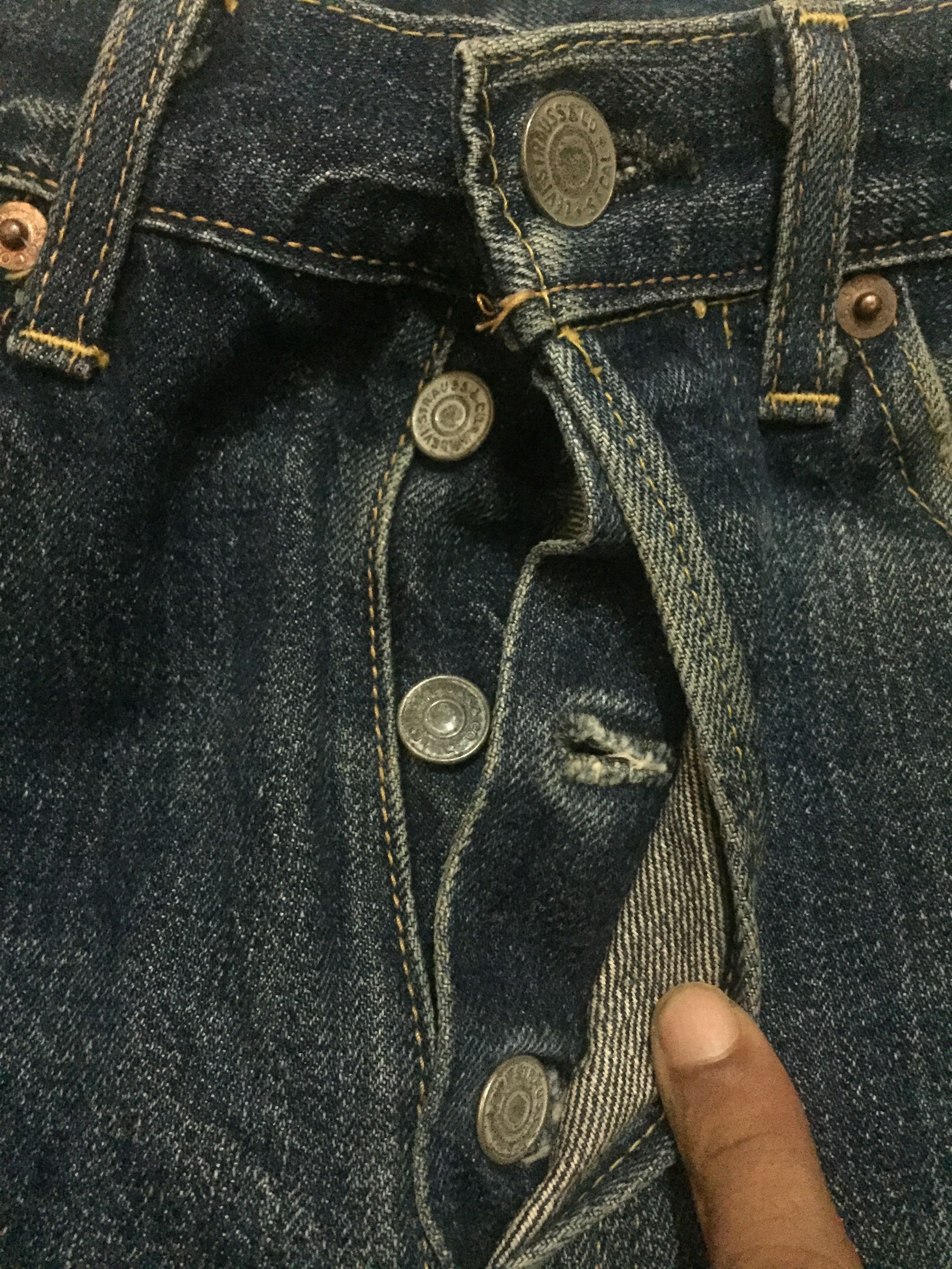 Levi's Levi's 501 Big E Selvedge Denim Jeans Size US 30 / EU 46 - 6 Thumbnail