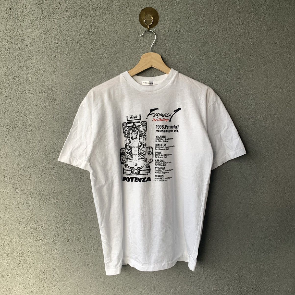 Formula 1 Vintage 1998 Formula 1 POTENZA BRIDGESTONE The Victory Tee Size US M / EU 48-50 / 2 - 1 Thumbnail