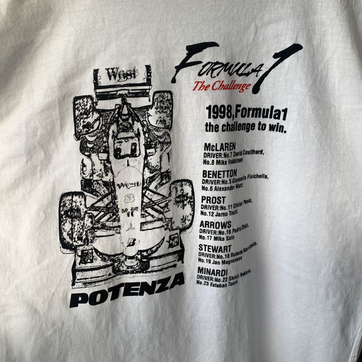 Formula 1 Vintage 1998 Formula 1 POTENZA BRIDGESTONE The Victory Tee Size US M / EU 48-50 / 2 - 2 Thumbnail