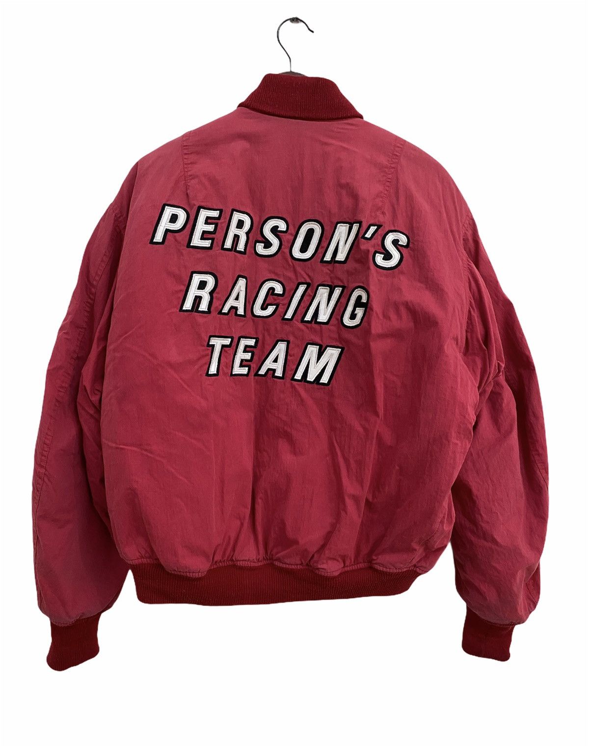 PERSON'S × Sports Specialties Vintage Japanese Brand Person’s Racing Team Bomber Jacket Size US XL / EU 56 / 4 - 7 Thumbnail