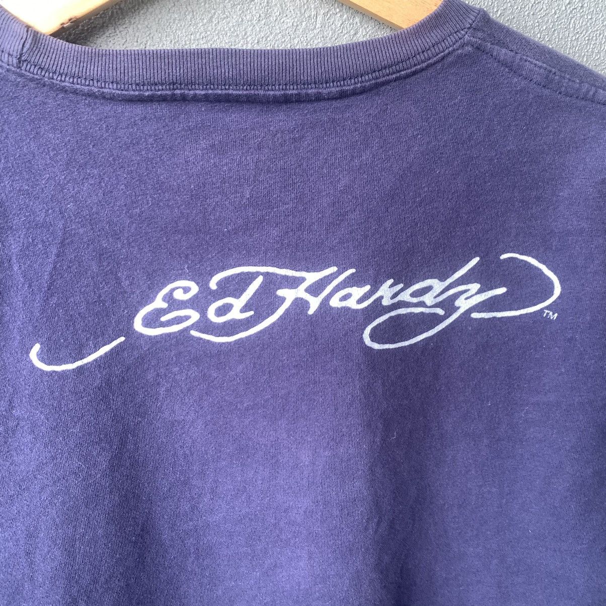 Ed Hardy Ed Hardy Skull Blue T-shirt Size US L / EU 52-54 / 3 - 5 Thumbnail