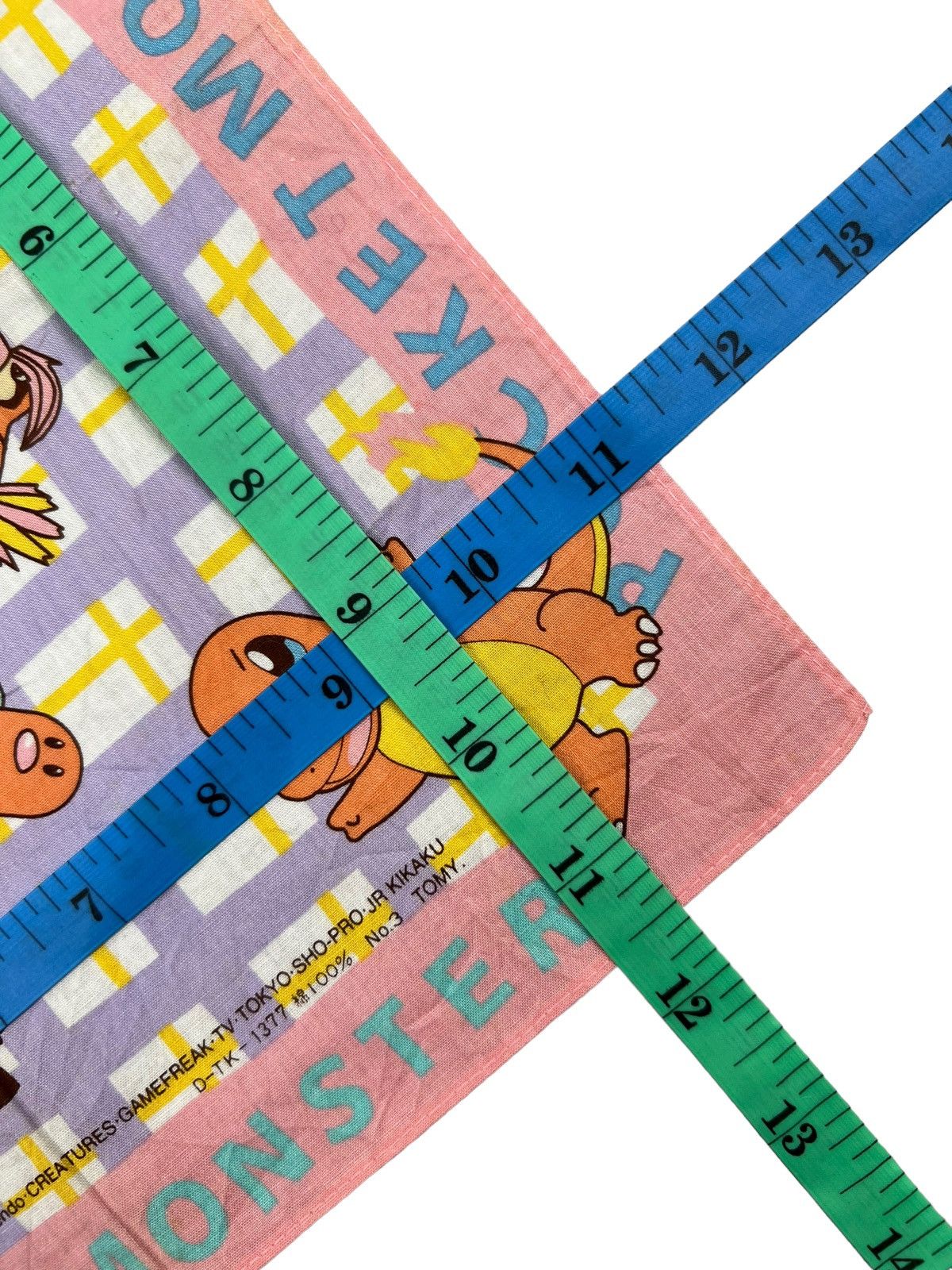 Anime Pokémon Pocket Monsters Handkerchief Bandana Pocketsquare Size ONE SIZE - 3 Thumbnail
