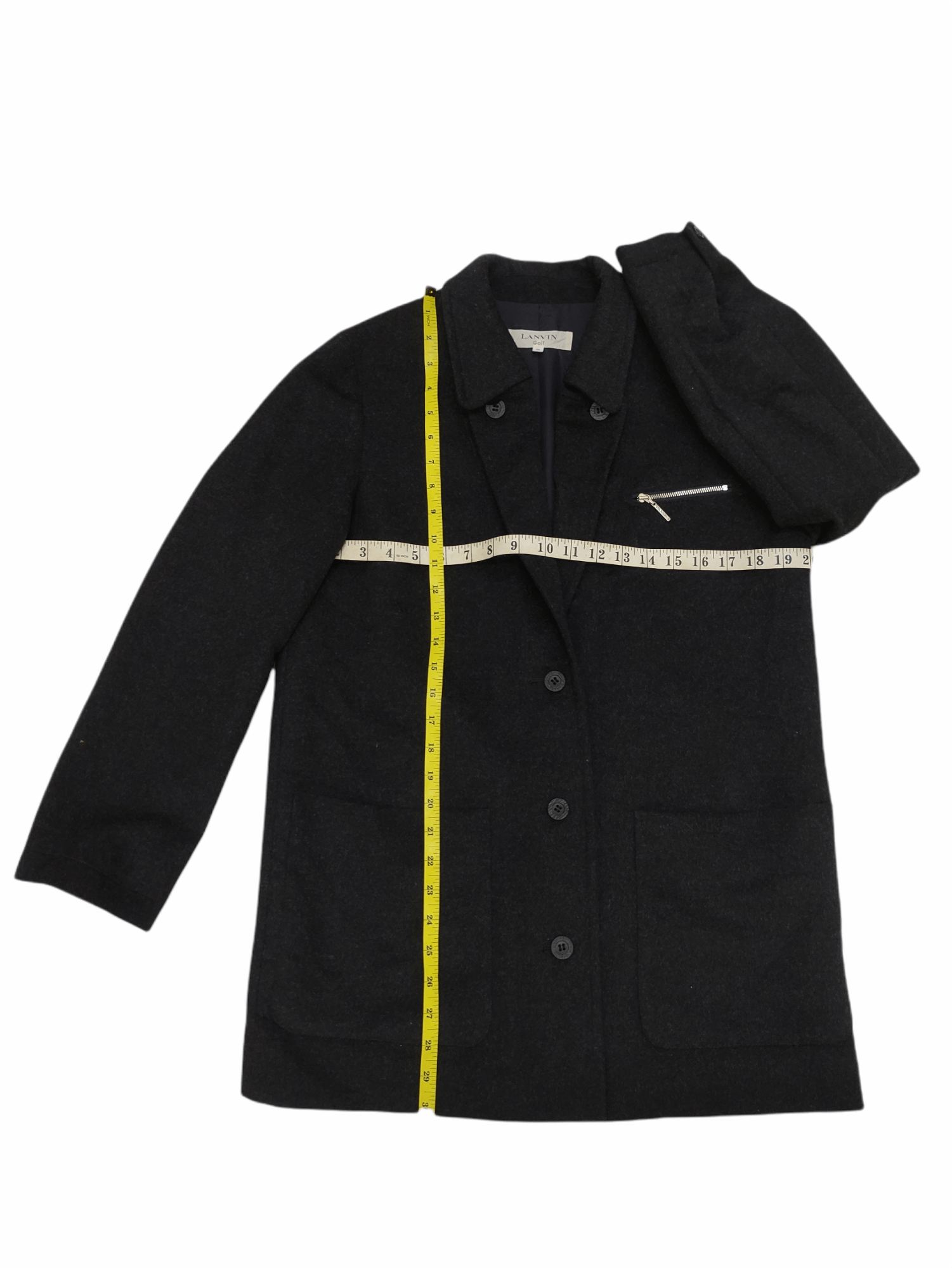 Lanvin Lanvin Golf Wool Jacket Size US M / EU 48-50 / 2 - 13 Thumbnail