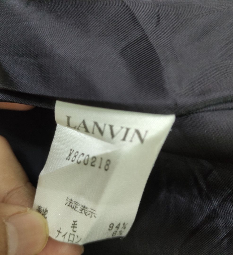 Lanvin Lanvin Golf Wool Jacket Size US M / EU 48-50 / 2 - 10 Thumbnail