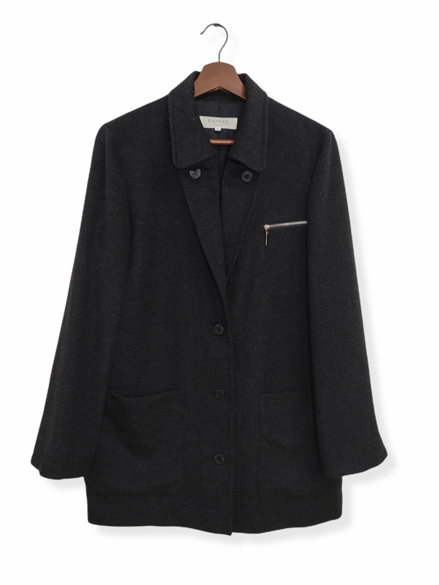 Lanvin Lanvin Golf Wool Jacket Size US M / EU 48-50 / 2 - 1 Thumbnail