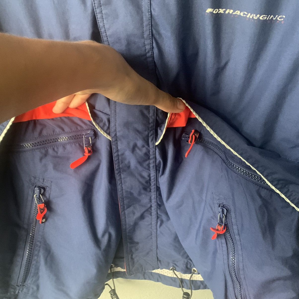 Fox Racing Fox Racing Navy Blue Windbreaker Jacket Size US L / EU 52-54 / 3 - 7 Thumbnail