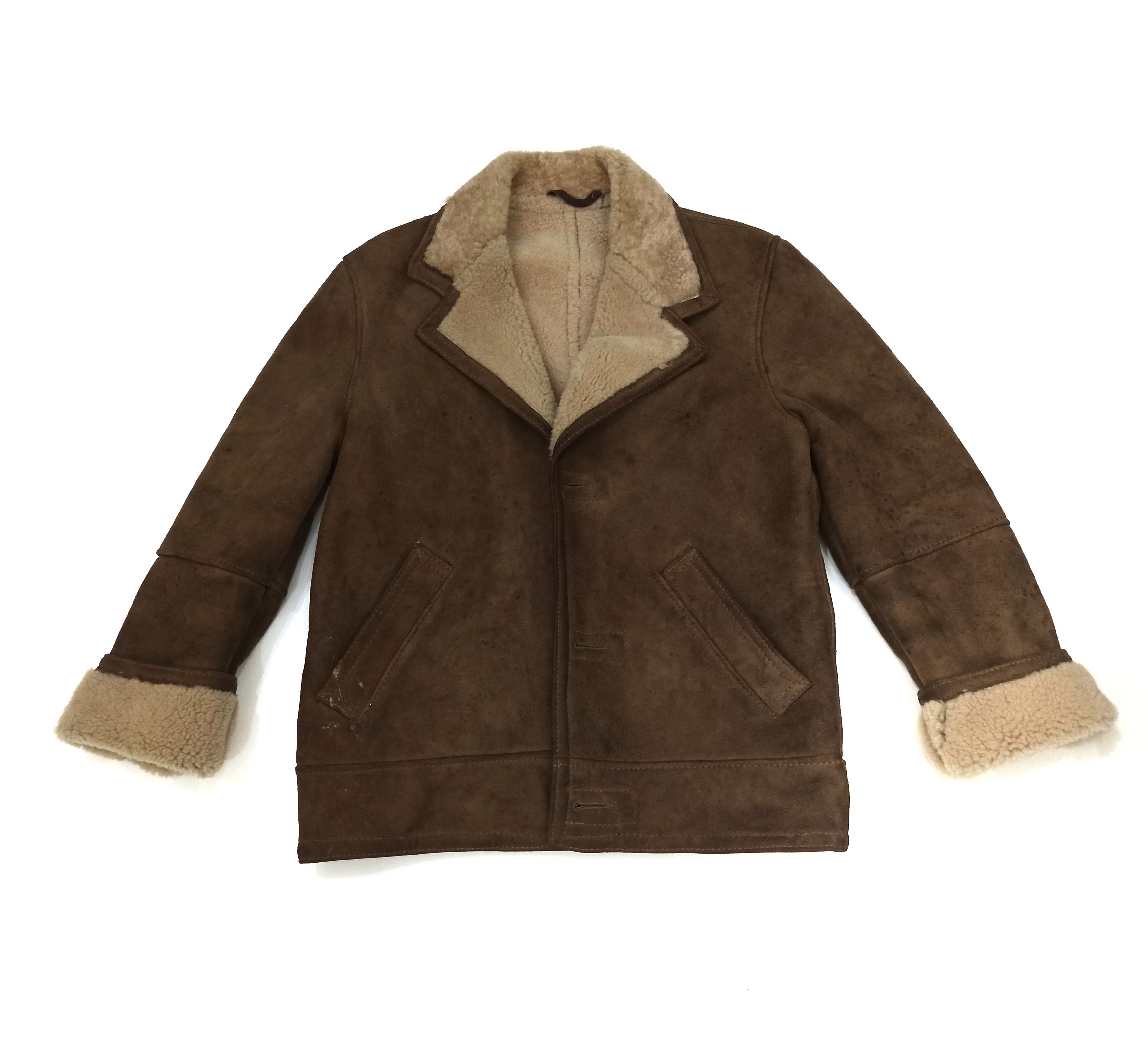 Schott NYC Sherpa Leather Jacket