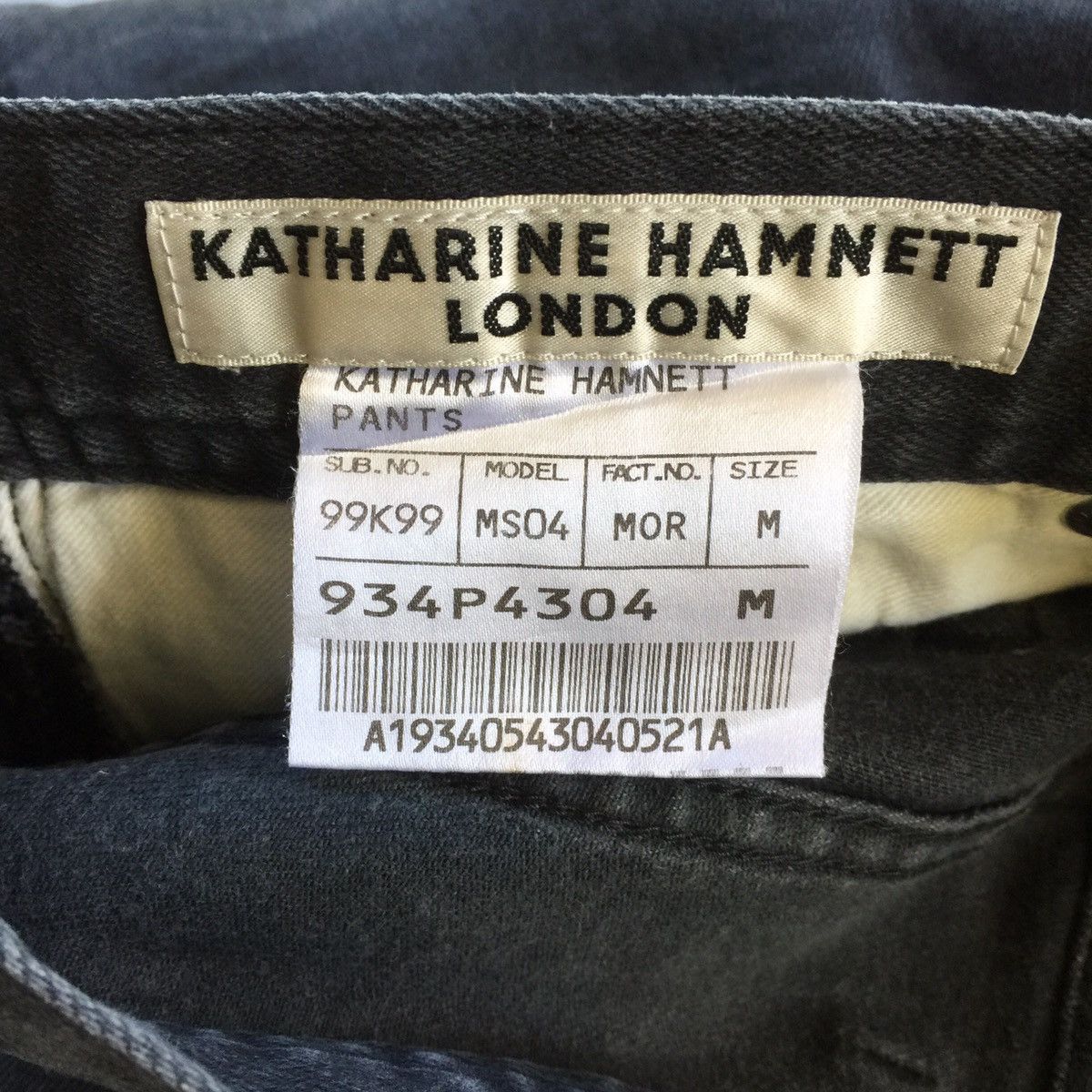Katharine Hamnett London Vintage Katharine Hamnett London Slim Fit Jeans Size US 30 / EU 46 - 8 Thumbnail