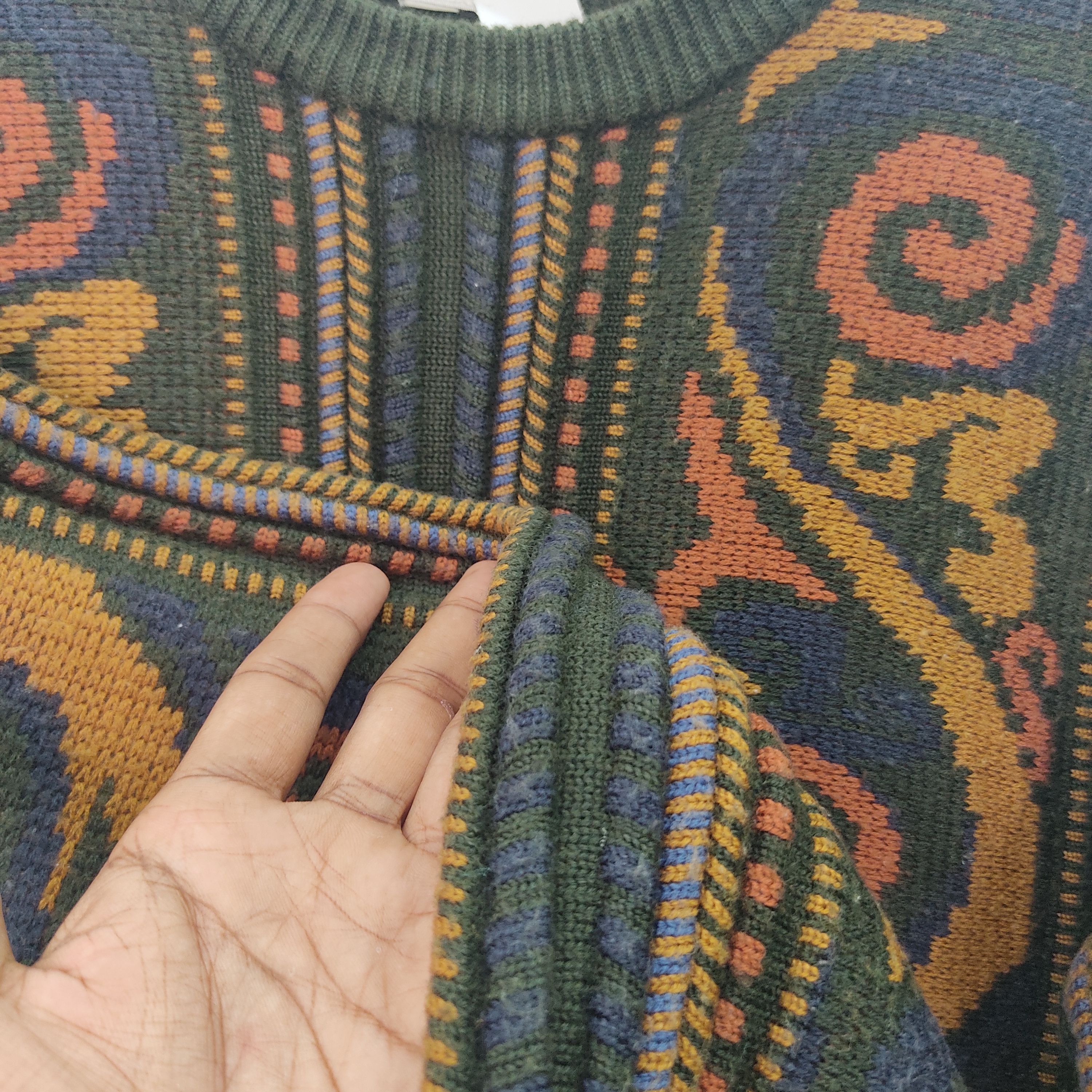 Lee Vintage Art Flower Kansas Lee Knitwear Jumper Size US M / EU 48-50 / 2 - 9 Thumbnail