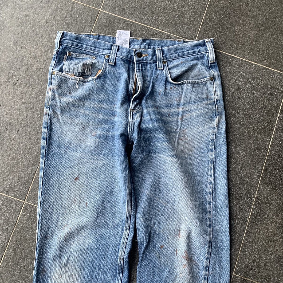 Carhartt Vintage Carhartt Blue Denim Jeans Size US 38 / EU 54 - 7 Thumbnail
