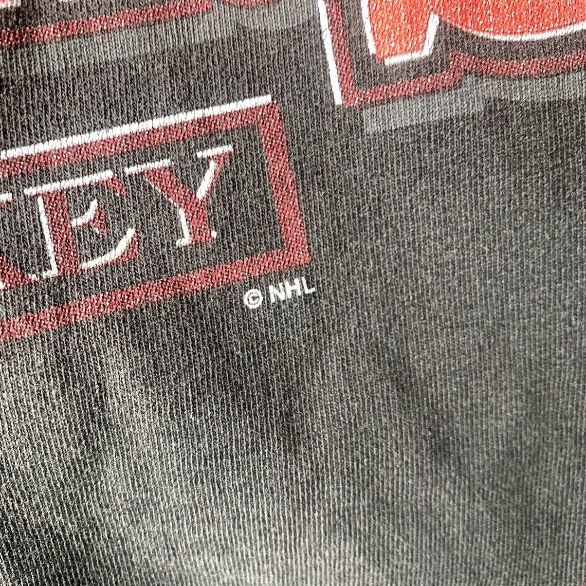 NHL Vintage NHL Detroit Red Wings Hockey Black T-shirt Size US M / EU 48-50 / 2 - 3 Thumbnail