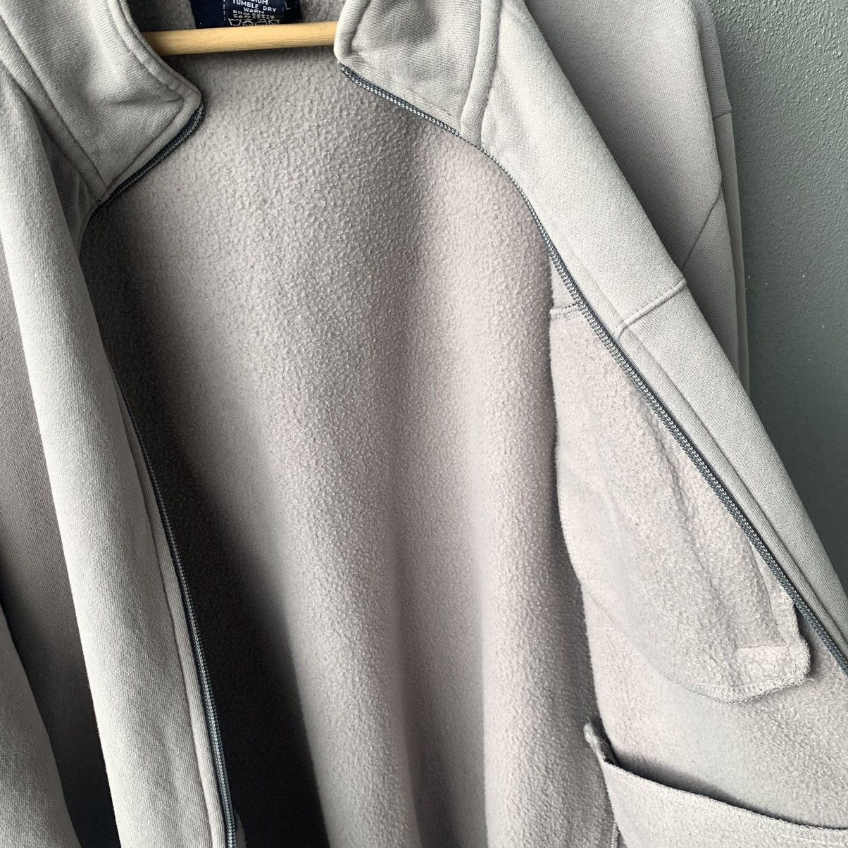 Stussy × Vintage Vintage Stussy Japan Grey Utility Sweater Jacket Size US L / EU 52-54 / 3 - 12 Thumbnail