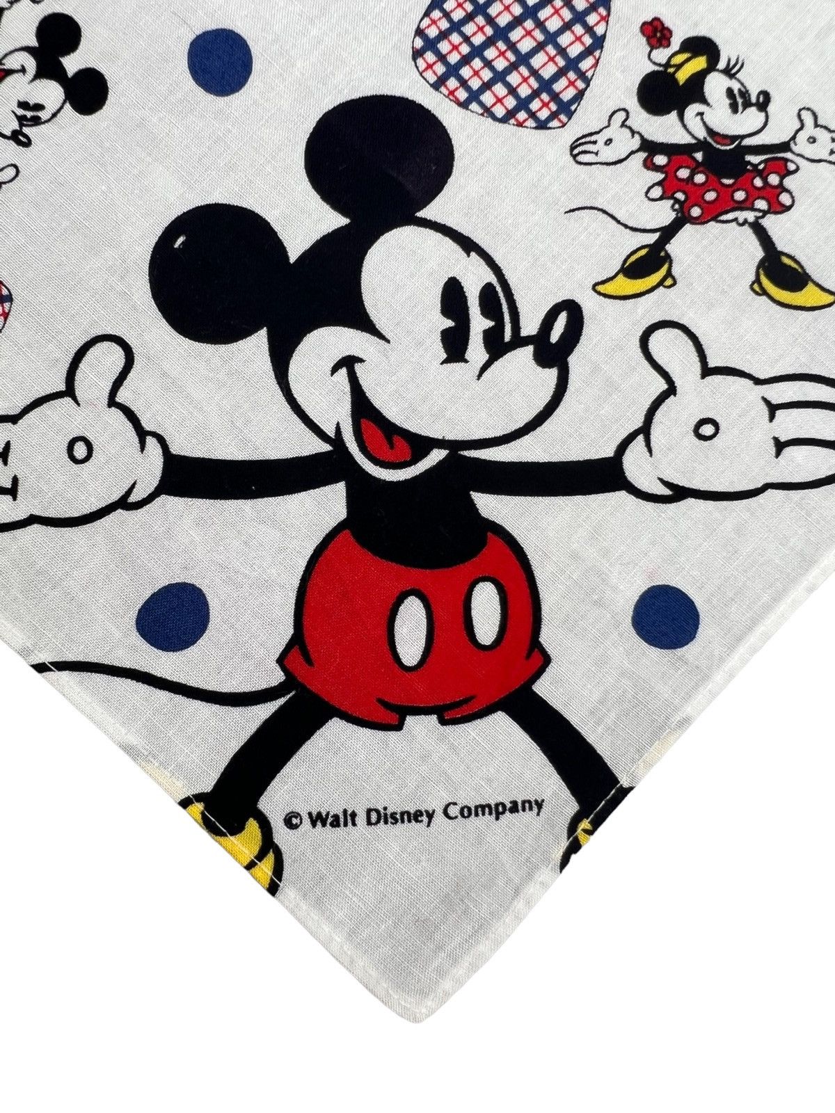 Disney Mickey Mouse Handkerchief Neckerchief Bandana Pocketsquare Size ONE SIZE - 2 Thumbnail