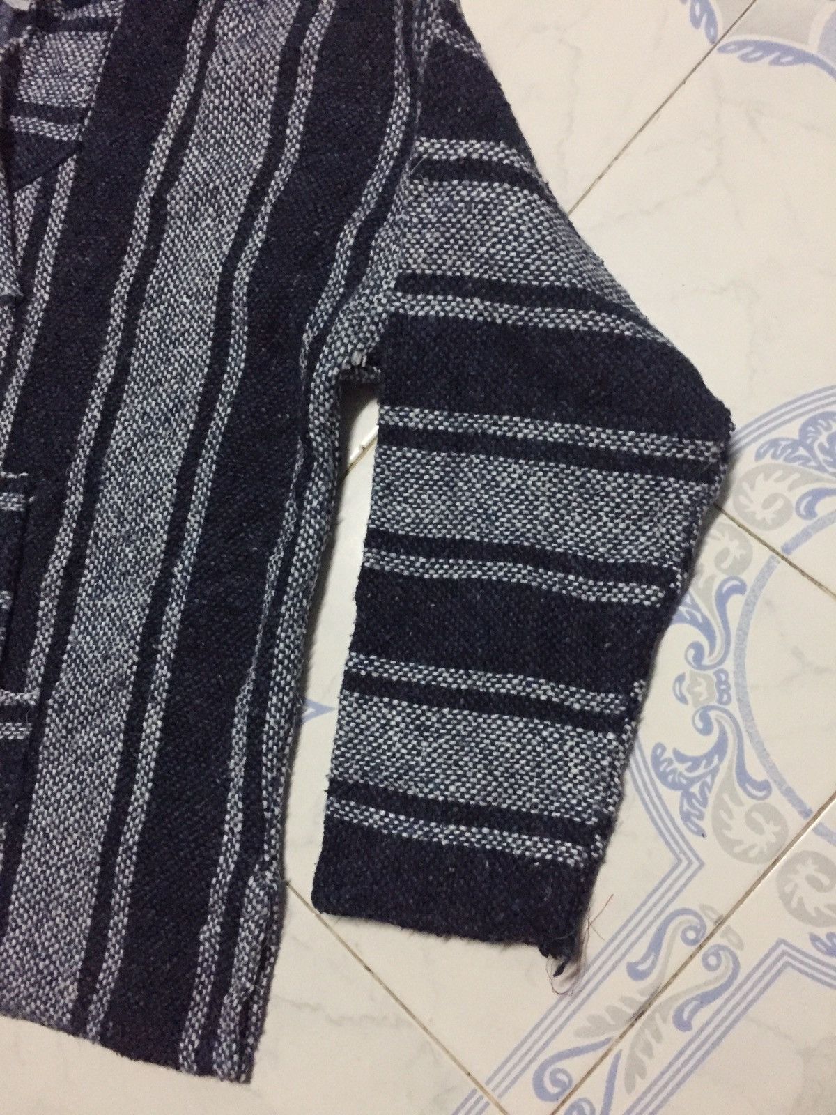 Indigo × Japanese Brand Japanese Style Indigo Blue Big Stripes Hoodie Size US M / EU 48-50 / 2 - 5 Thumbnail