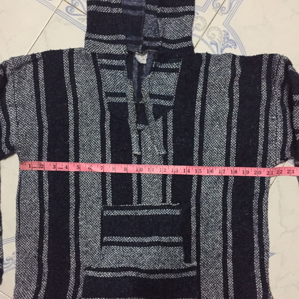 Indigo × Japanese Brand Japanese Style Indigo Blue Big Stripes Hoodie Size US M / EU 48-50 / 2 - 12 Thumbnail