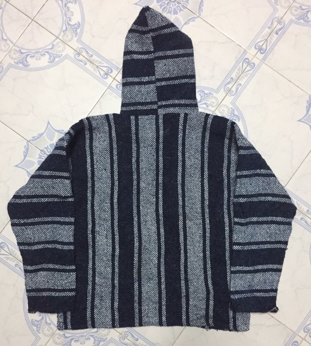 Indigo × Japanese Brand Japanese Style Indigo Blue Big Stripes Hoodie Size US M / EU 48-50 / 2 - 7 Thumbnail