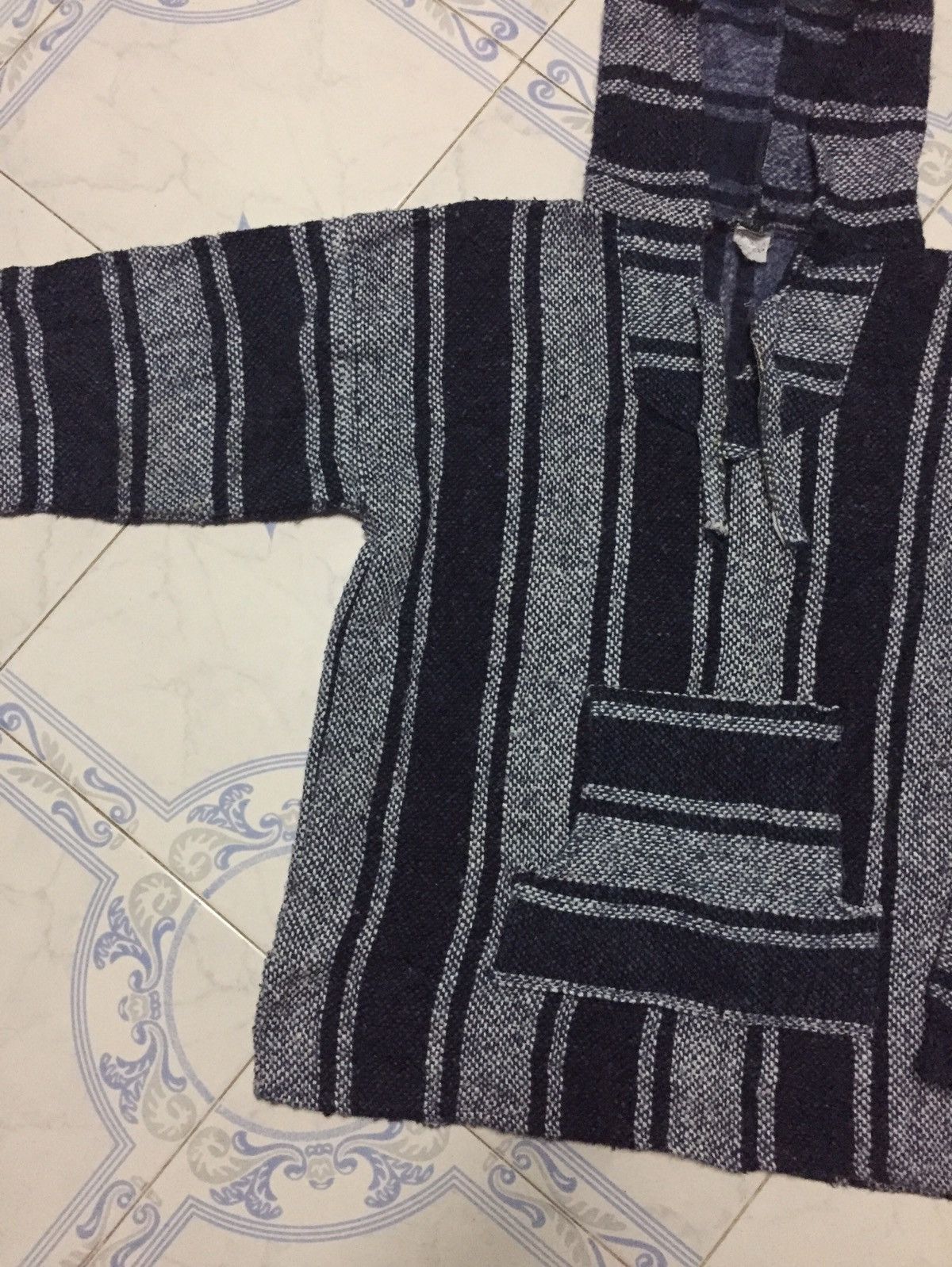 Indigo × Japanese Brand Japanese Style Indigo Blue Big Stripes Hoodie Size US M / EU 48-50 / 2 - 2 Thumbnail