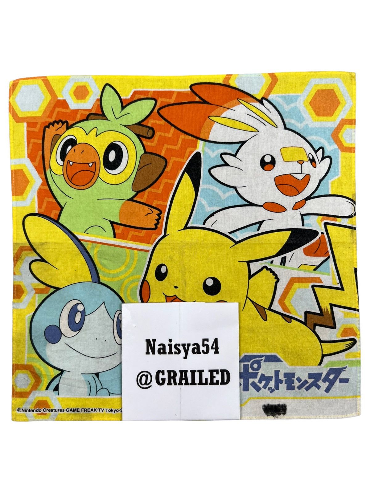 Anime Pokémon Handkerchief Neckerchief Bandana Pocketsquare Size ONE SIZE - 5 Thumbnail