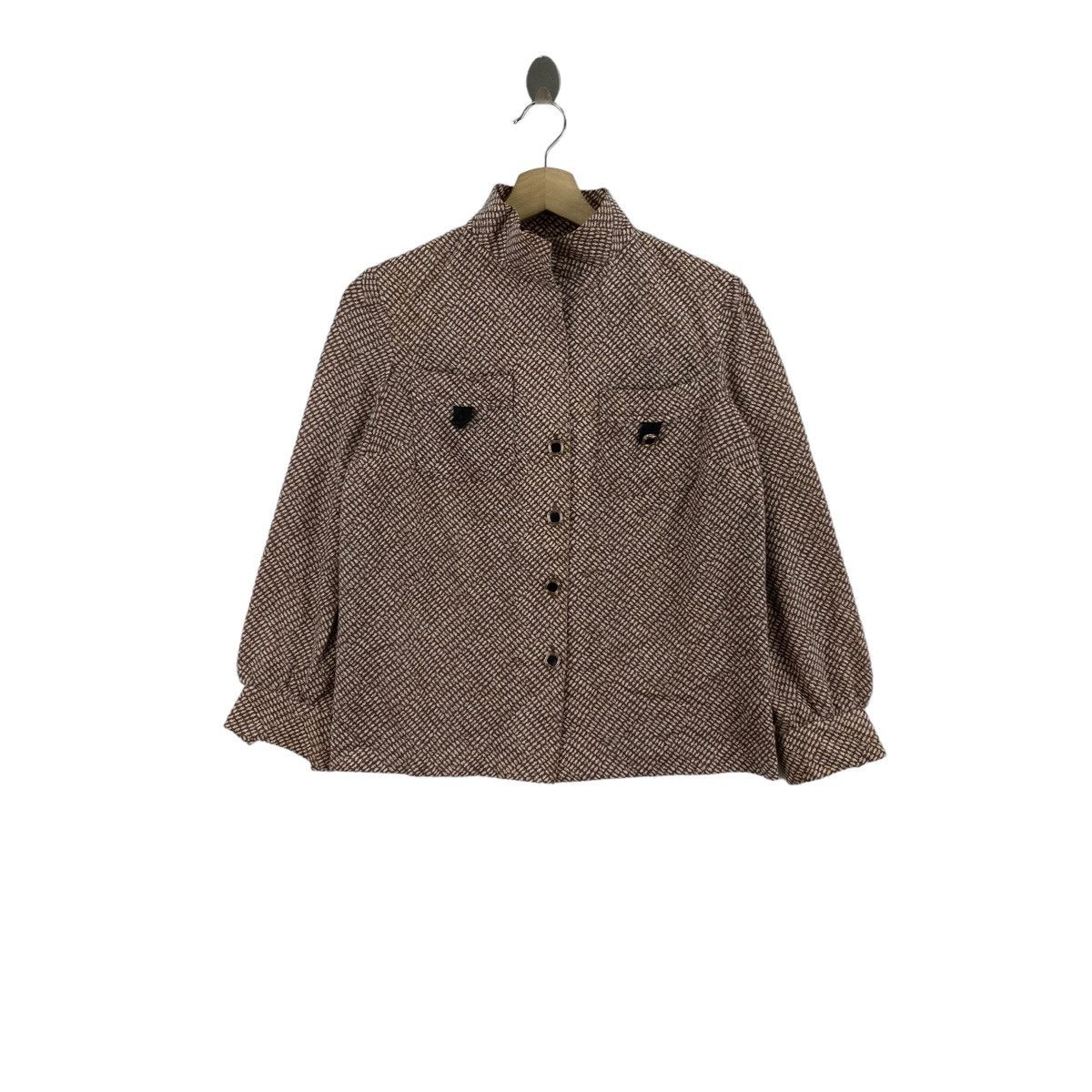 Vintage Vintage 90s TRICOSA PARIS France Brand Check Tartan ButtonUp Size M / US 6-8 / IT 42-44 - 1 Thumbnail